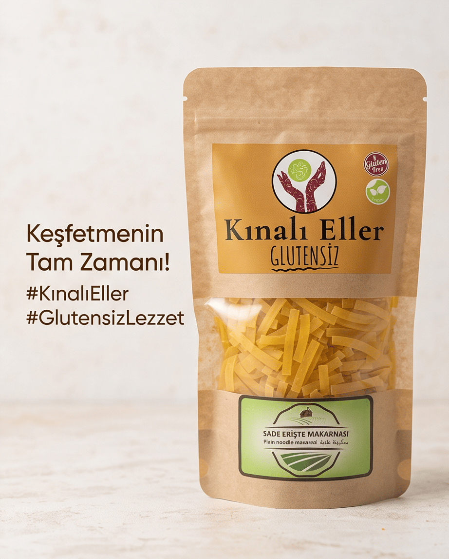 KINALIELLER KOOP. GLUTENSİZ SADE ERİŞTE 120 G