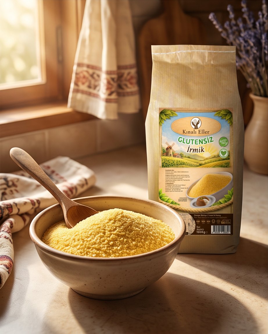 KINALIELLER KOOP. GLUTENSİZ İRMİK 1000 G