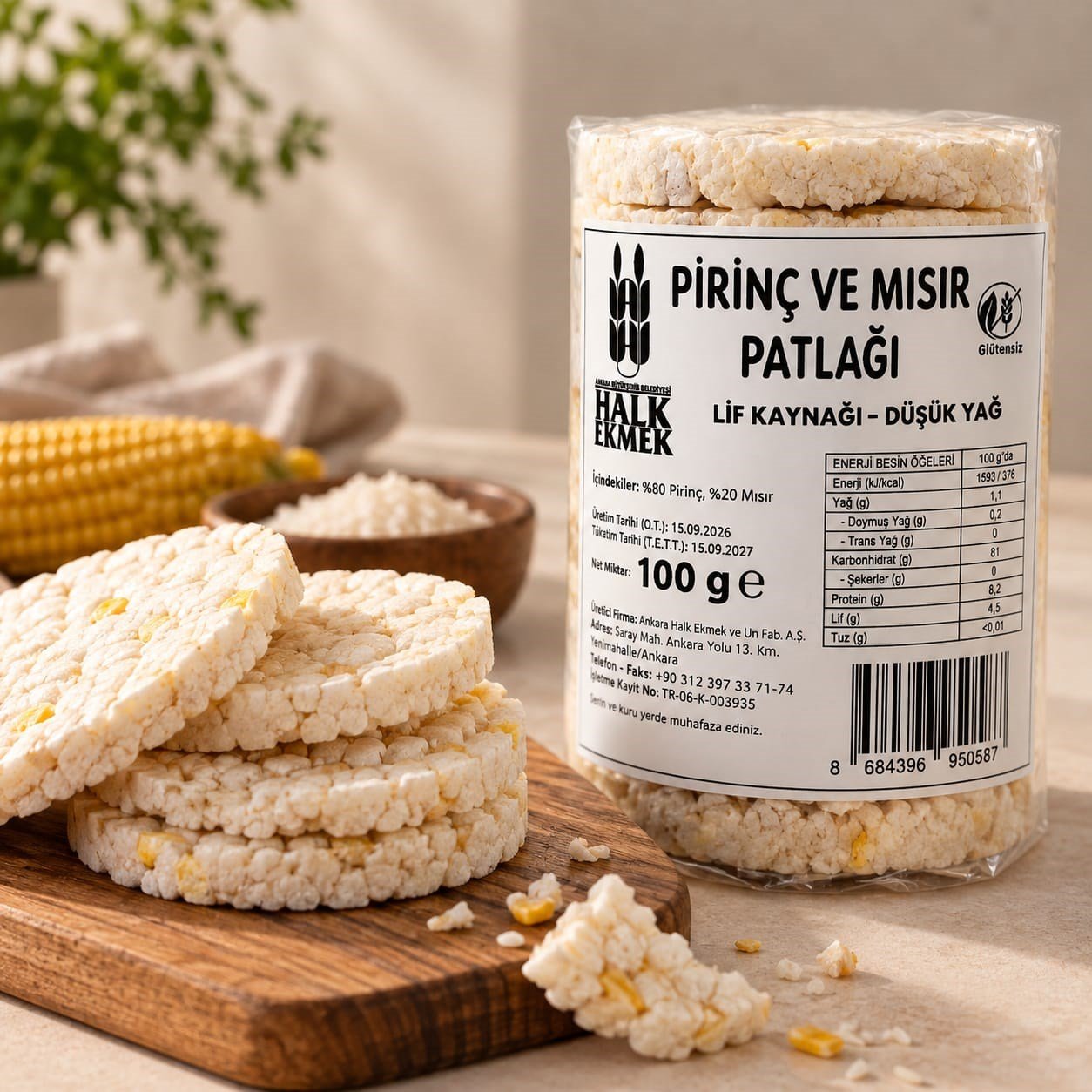 PİRİNÇ ve MISIR PATLAĞI 100 G