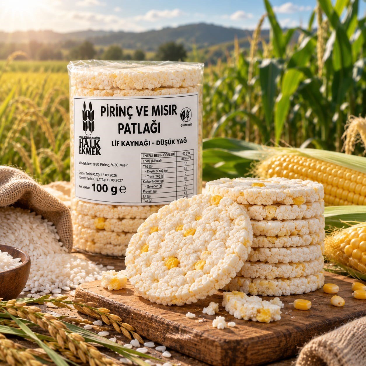 PİRİNÇ ve MISIR PATLAĞI 100 G