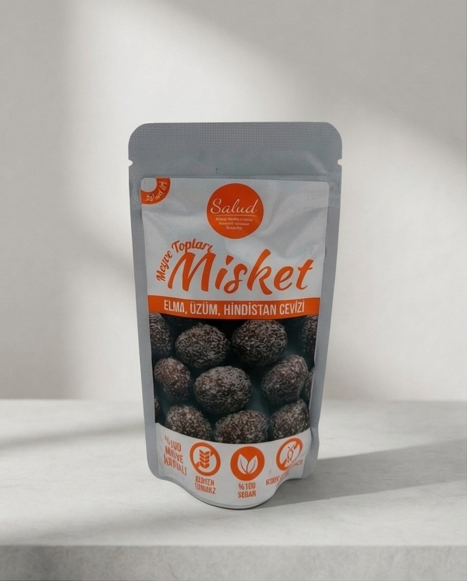 YAŞAMYOLU KOOP. ELMALI-HİNDİSTAN CEVİZLİ MEYVE TOPU 40 GR