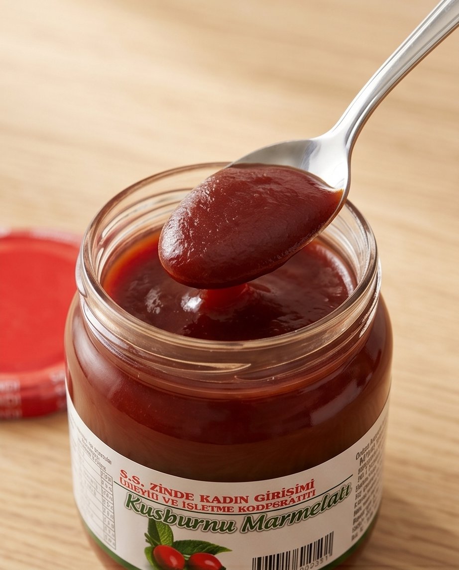 ZİNDE KOOP. GLUTENSİZ KUŞBURNU MARMELATI 450 G