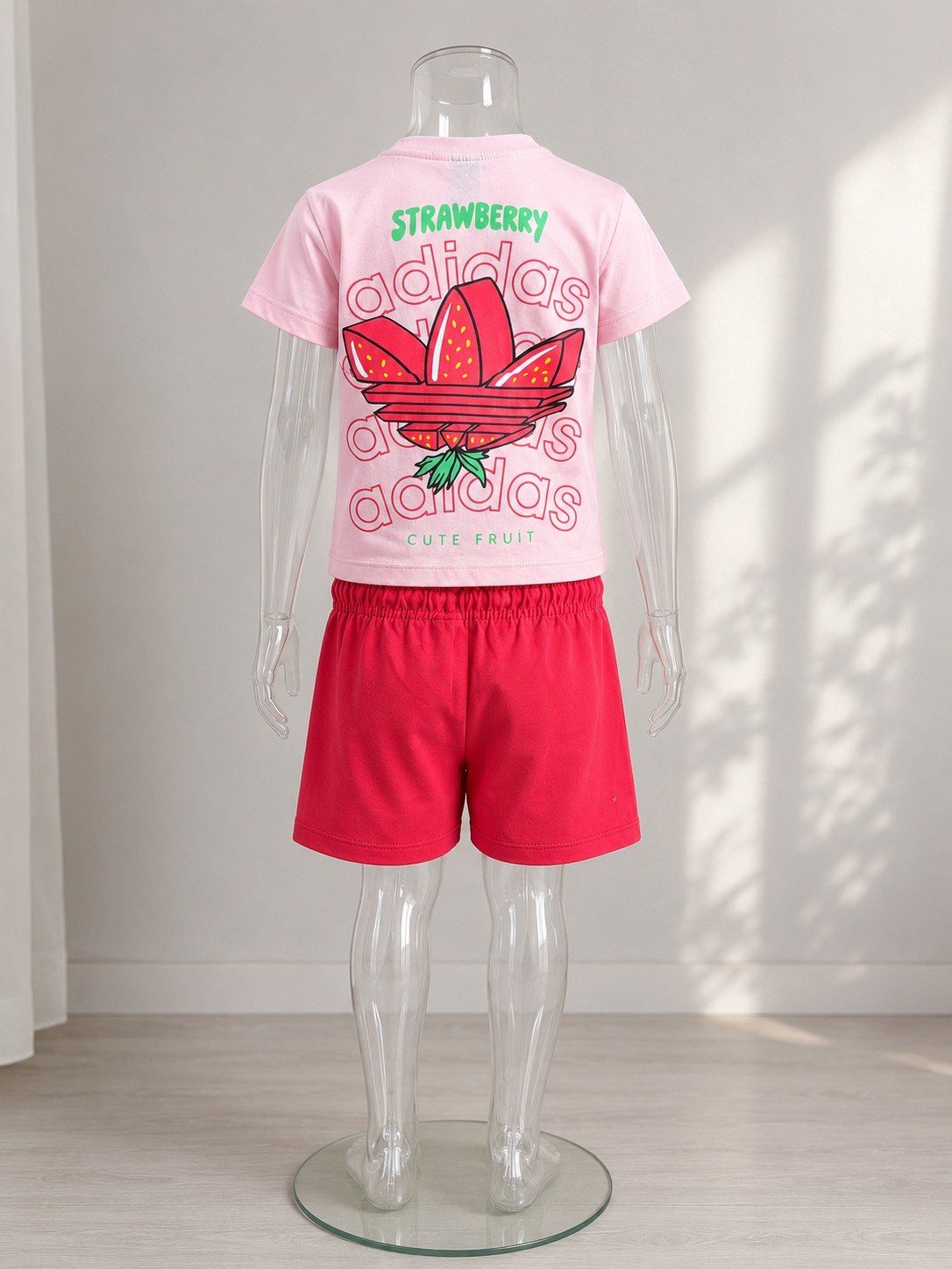 Adidas Strawberry Kız Çocuk Şort Takım