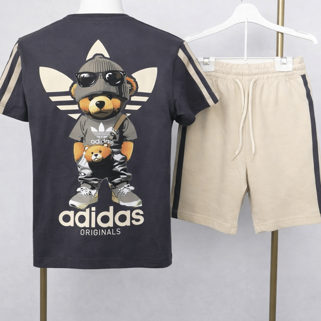 Adidas Teddy Bear Tshirt-Şort Takım