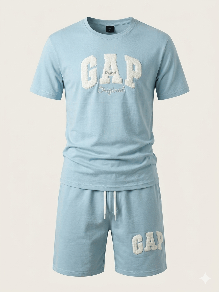 GAP Mavi Tshirt-Şort Takım