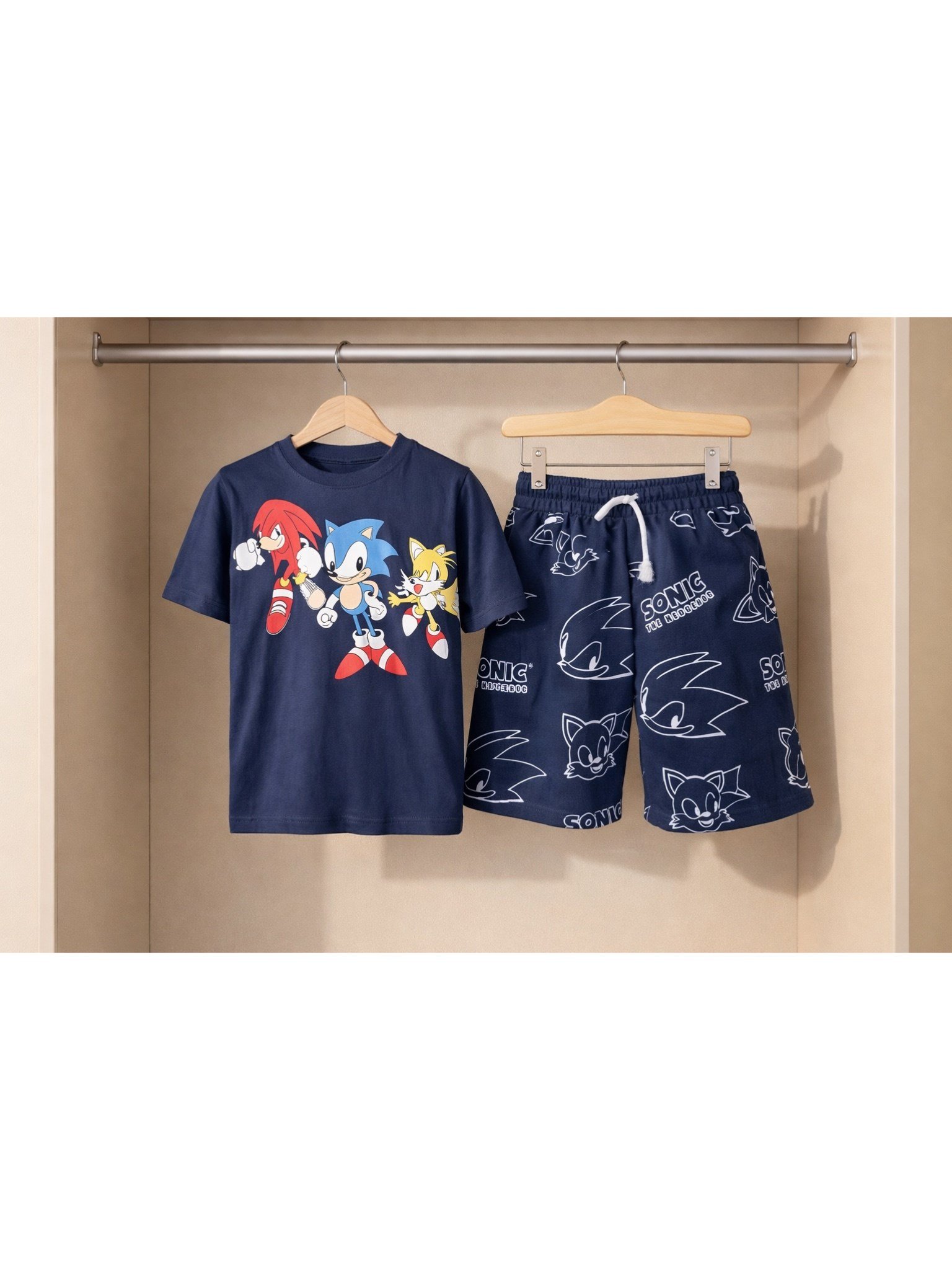 SONIC Lacivert Tshirt-Şort Takım