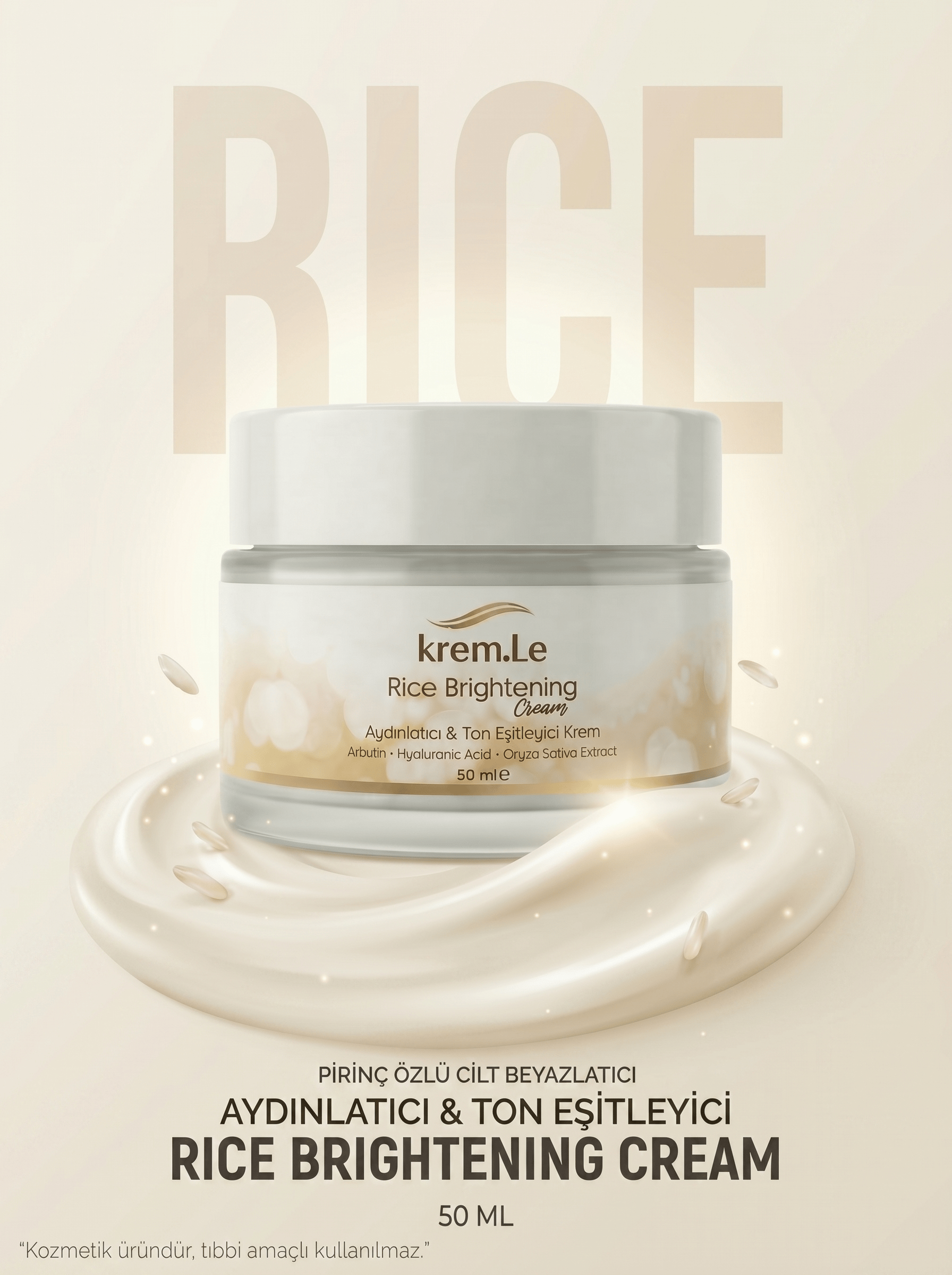 Rice Brightening Cream & Intense Barrier Cream - Aydınlatıcı Ton Eşitleyici Nemlendirici Set