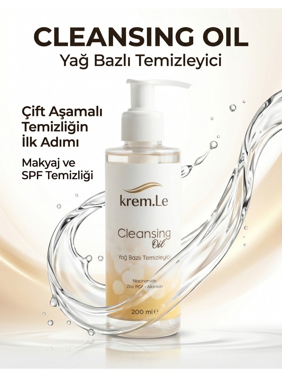 Yüz ve Vücüt İçin Arındırıcı Siyah Nokta Karşıtı Temizleme Yağı - Cleansing Oil 200ml