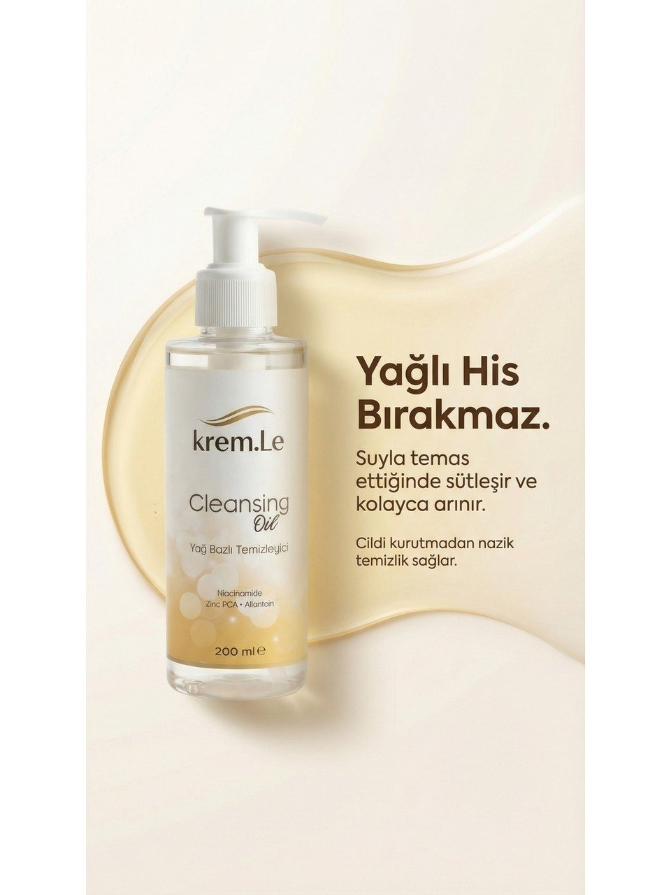 Yüz ve Vücüt İçin Arındırıcı Siyah Nokta Karşıtı Temizleme Yağı - Cleansing Oil 200ml