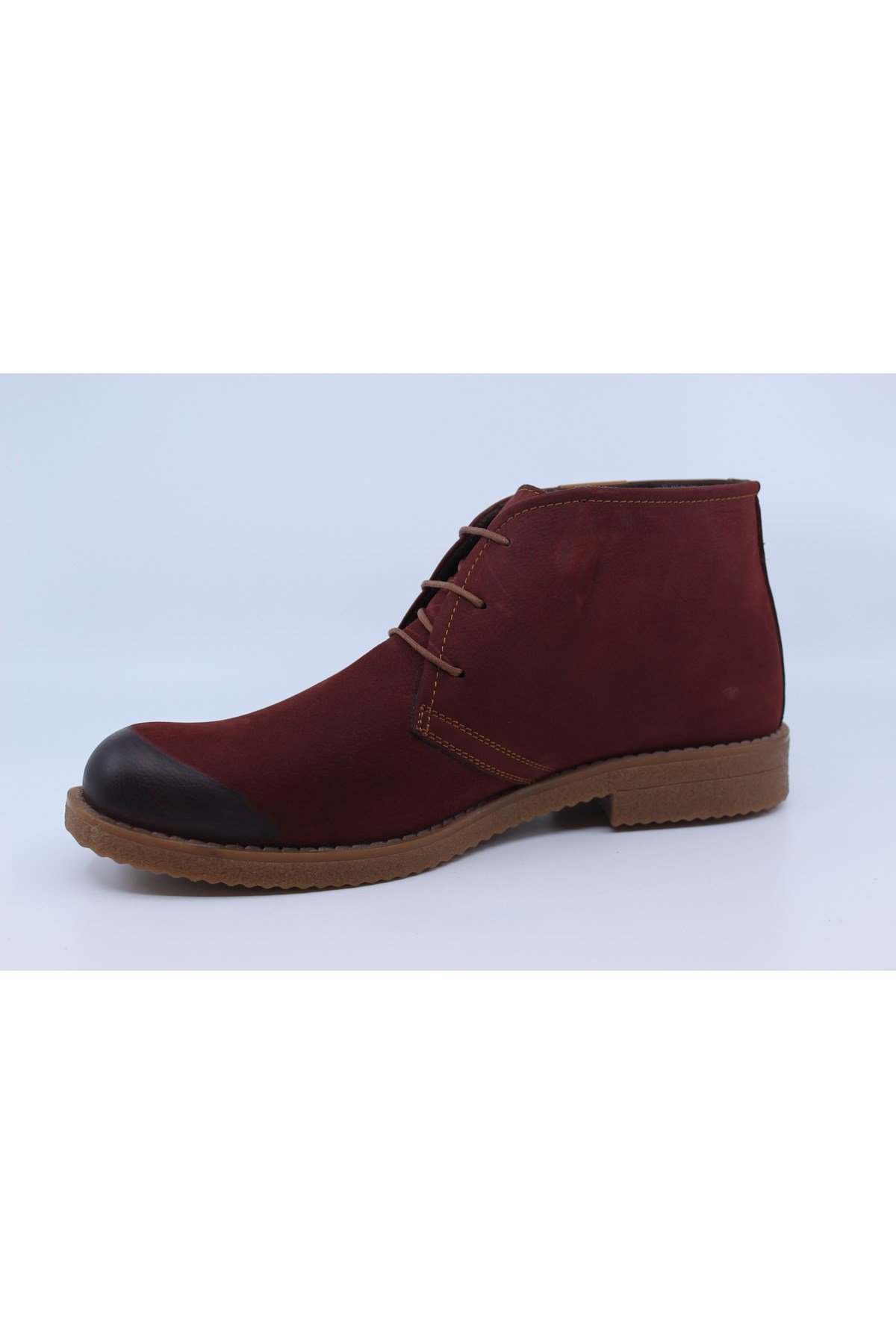 1060 BORDO ERKEK DERİ BOT 44