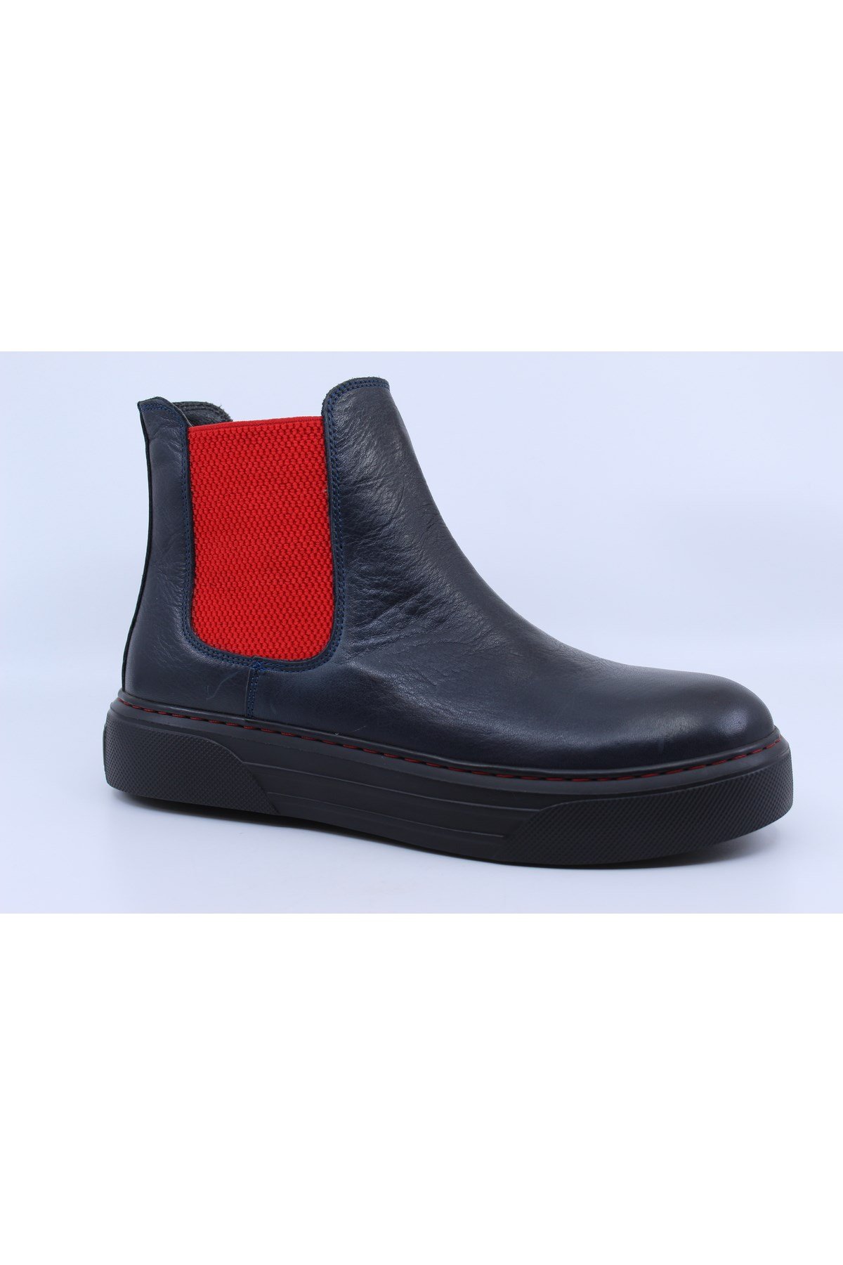 1109 LACİVERT ERKEK DERİ BOT 41