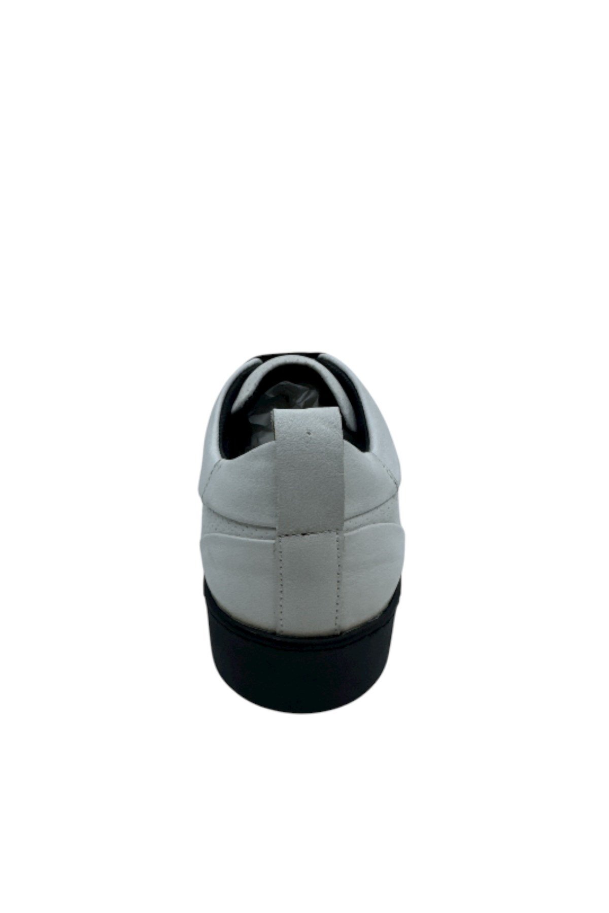 BEYAZ İĞNE BASKI DERİ SNEAKER