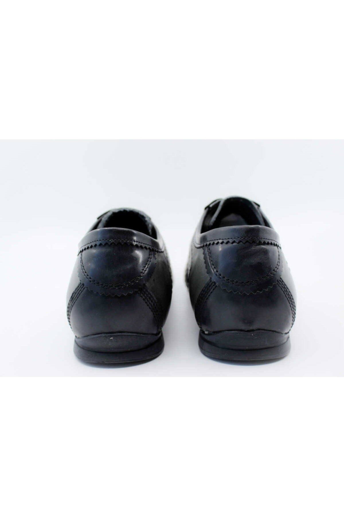 Füme Siyah Rugan Deri Sneaker Ayakkabı 01712991n04