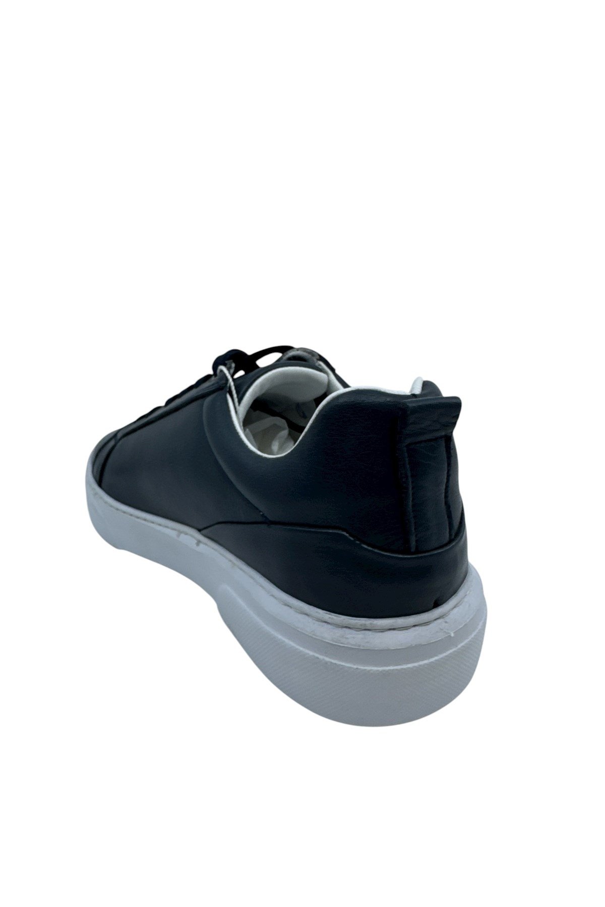 LACİVERT DERİ SNEAKER