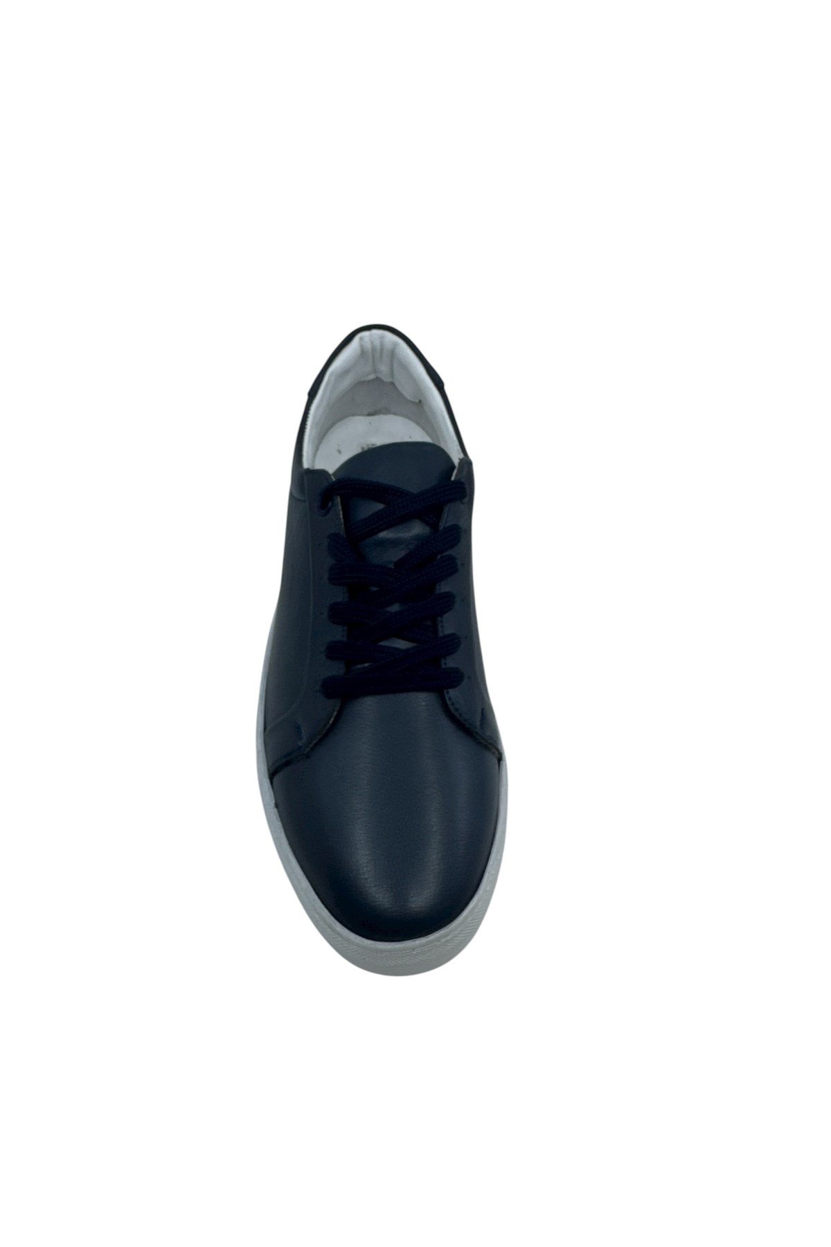 LACİVERT DERİ SNEAKER