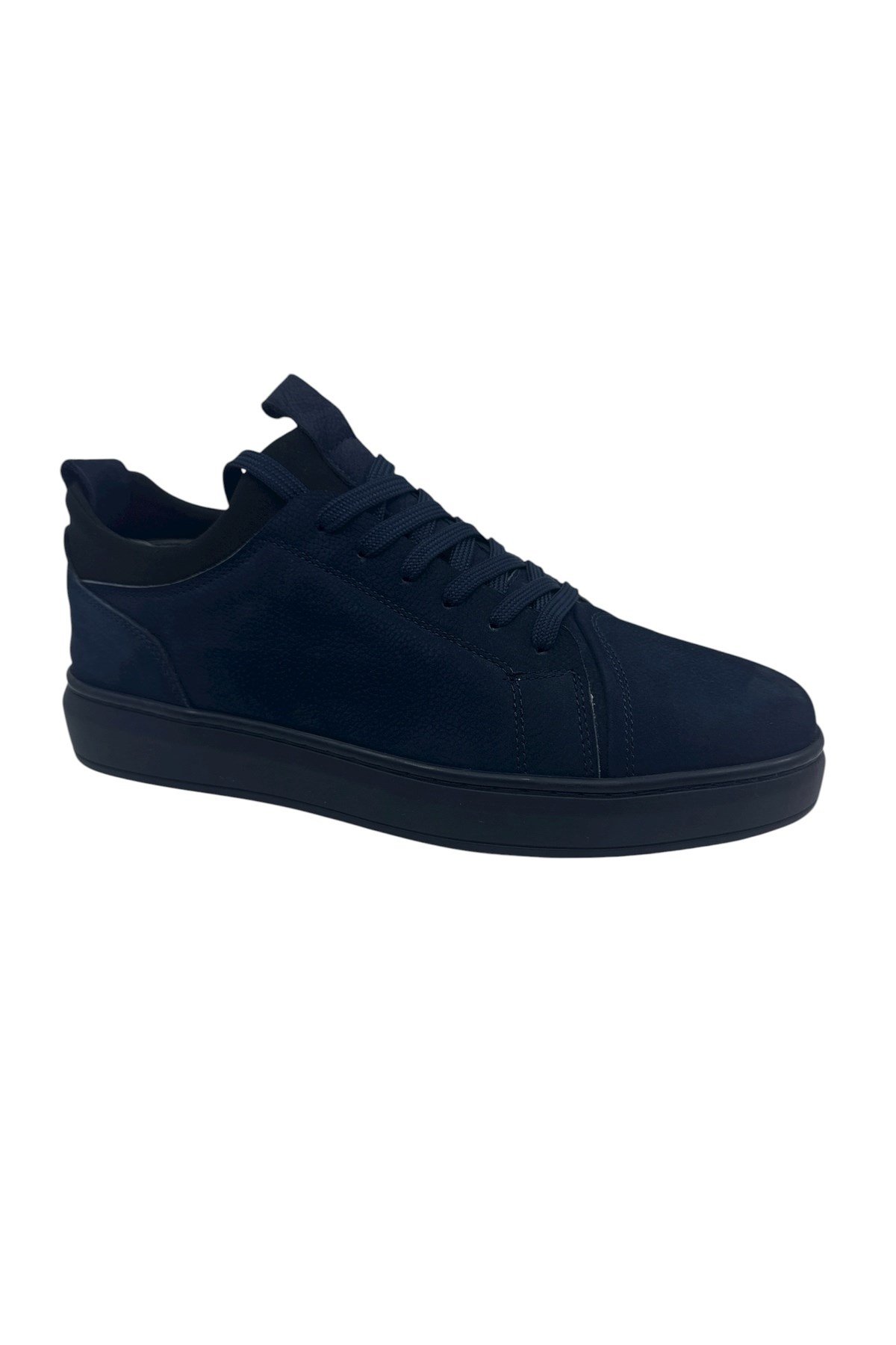 LACİVERT NUBUK STREÇ SNEAKER