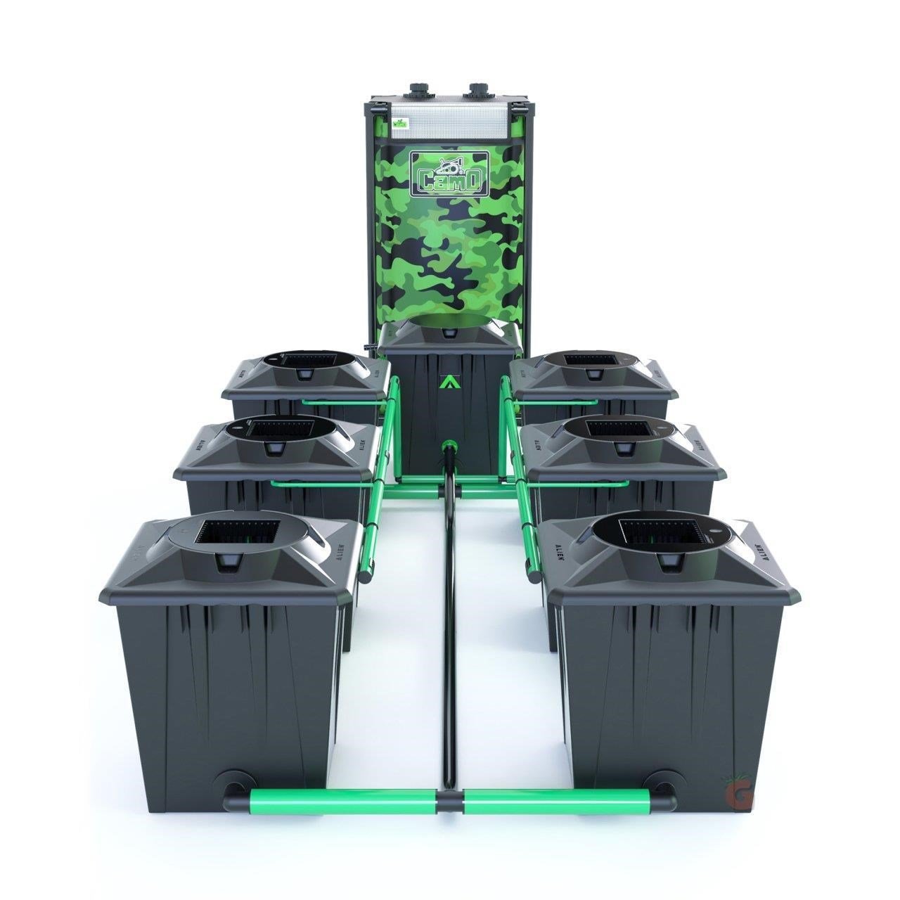 Alien Hydroponics RDWC Black 6 Saksı 20 litre