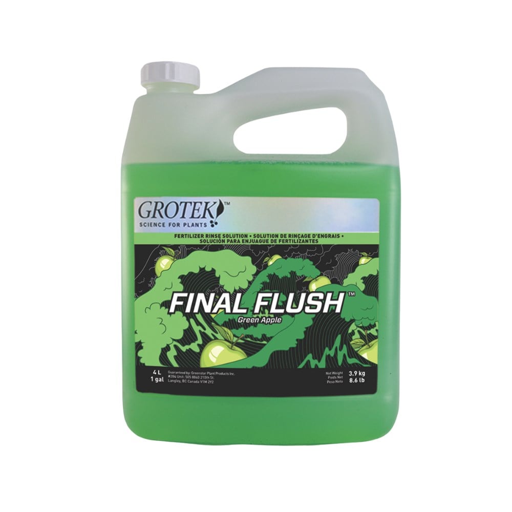 Grotek Final Flush Green Apple 4 Litre