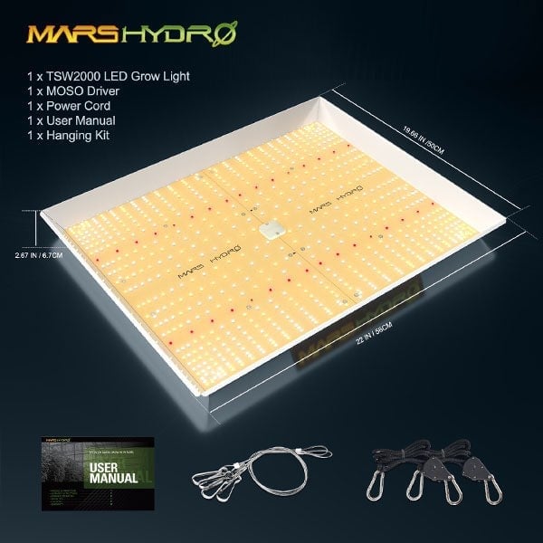 Mars Hydro TSW 2000 Led Bitki Yetiştirme Lambası