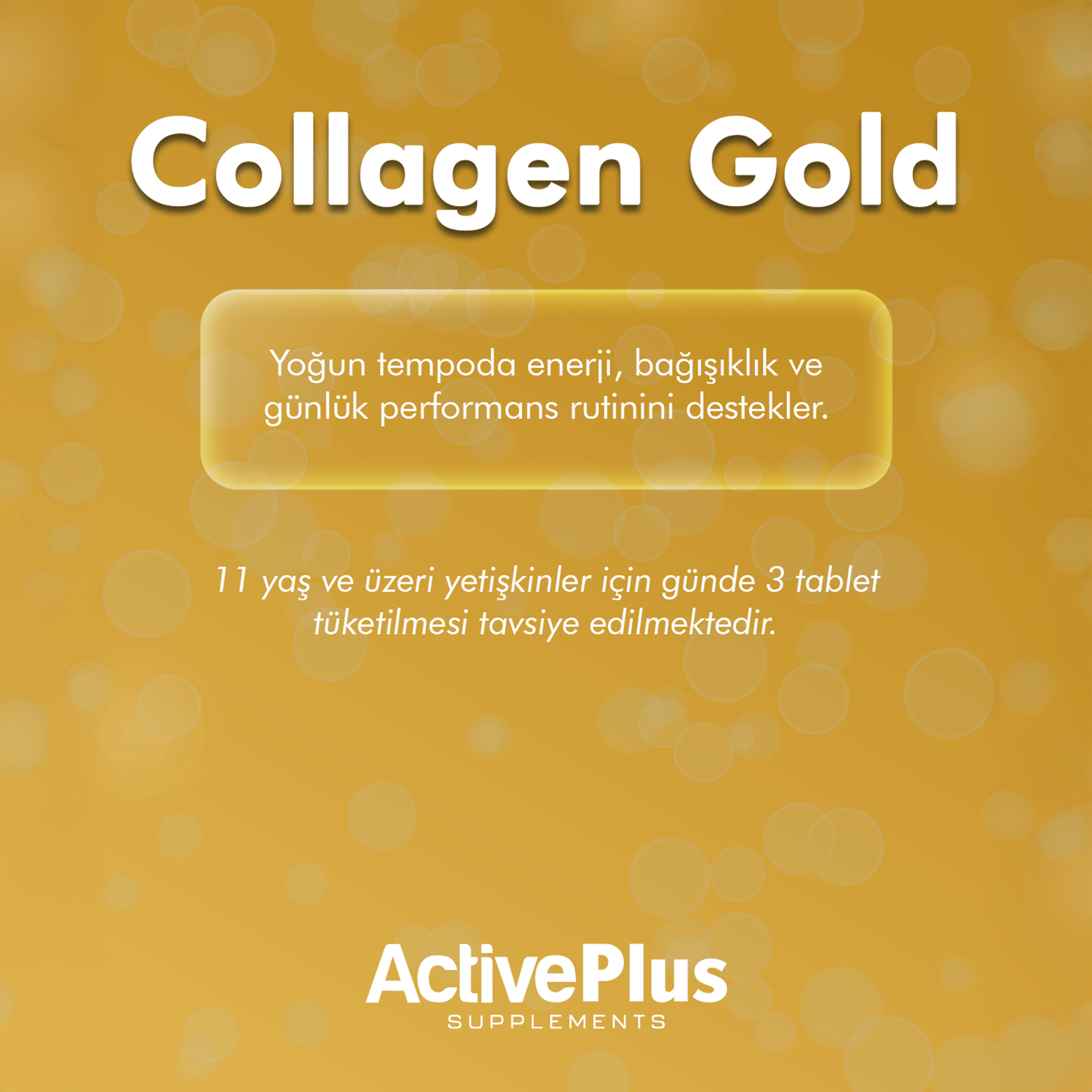 ActivePlus Gold Beauty Collagen Complex 90 Tablet