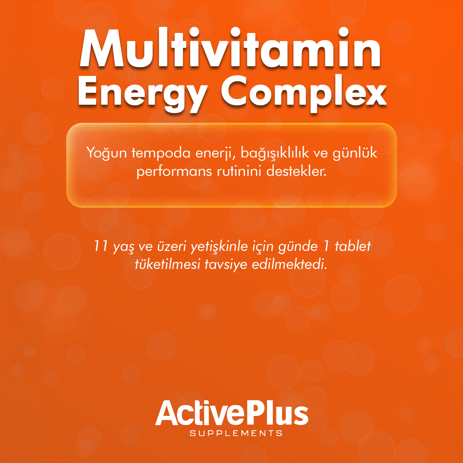 ActivePlus Multivitamin Energy Complex 30 Tablet