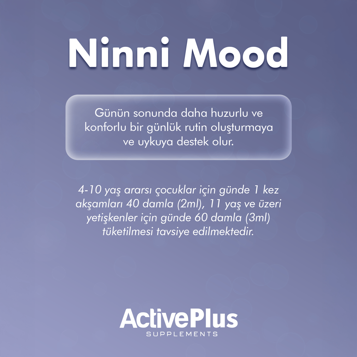 ActivePlus Ninnimood Night-Drops 50ml Damla