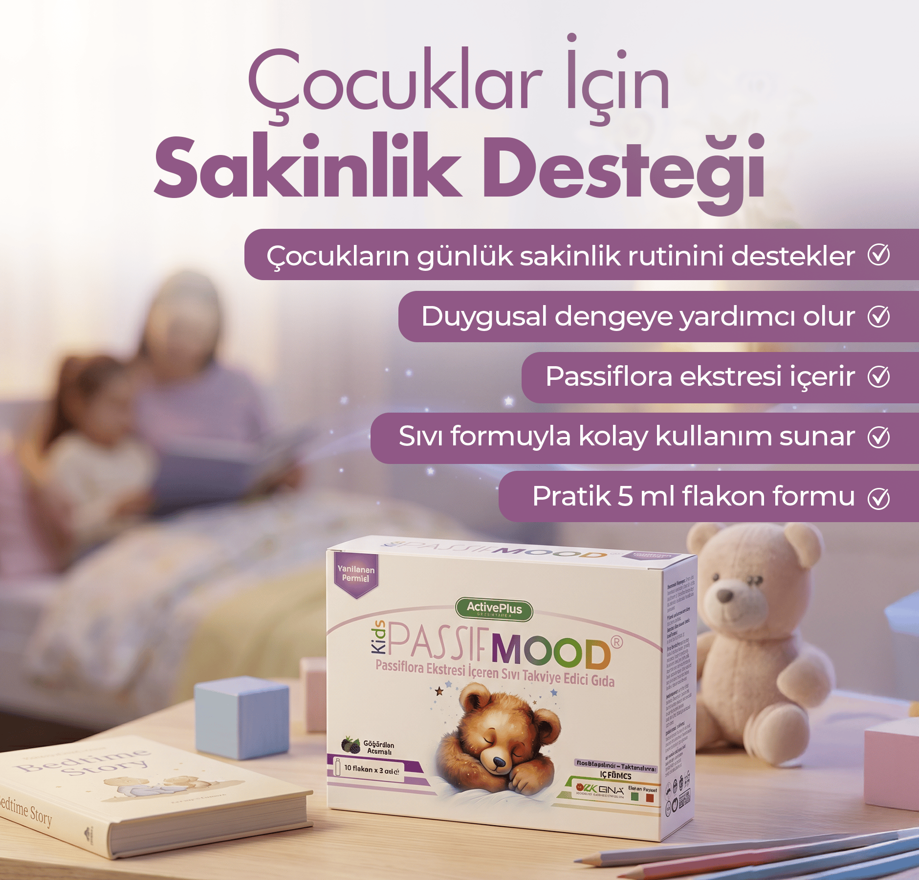 ActivePlus Passif Mood Kids 10 Flacon x 5ml