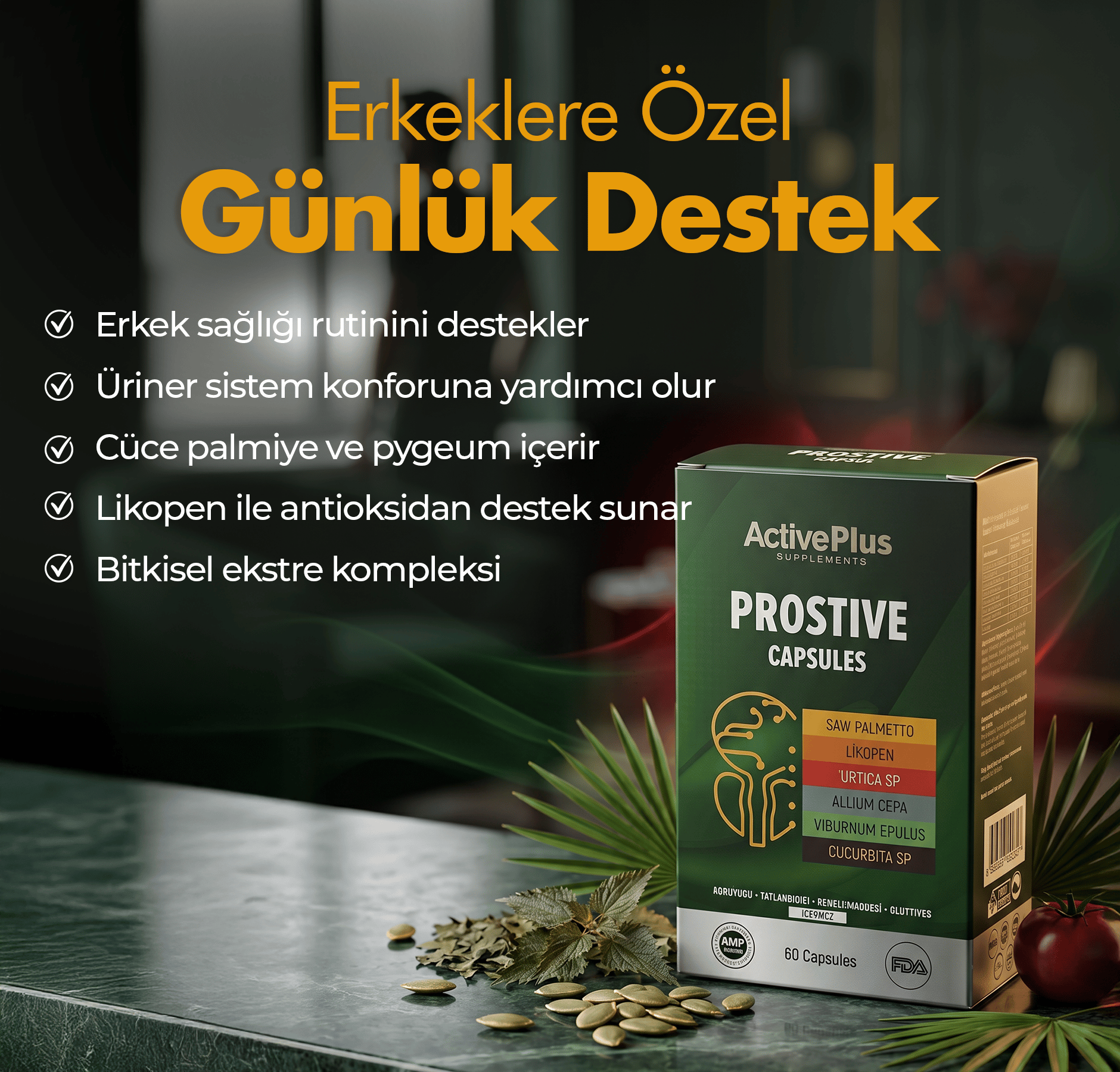 ActivePlus Prostive 60 Kapsül