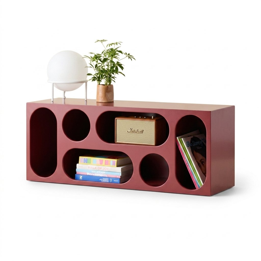 Geometrik Kitaplık / TV Sehpası 2