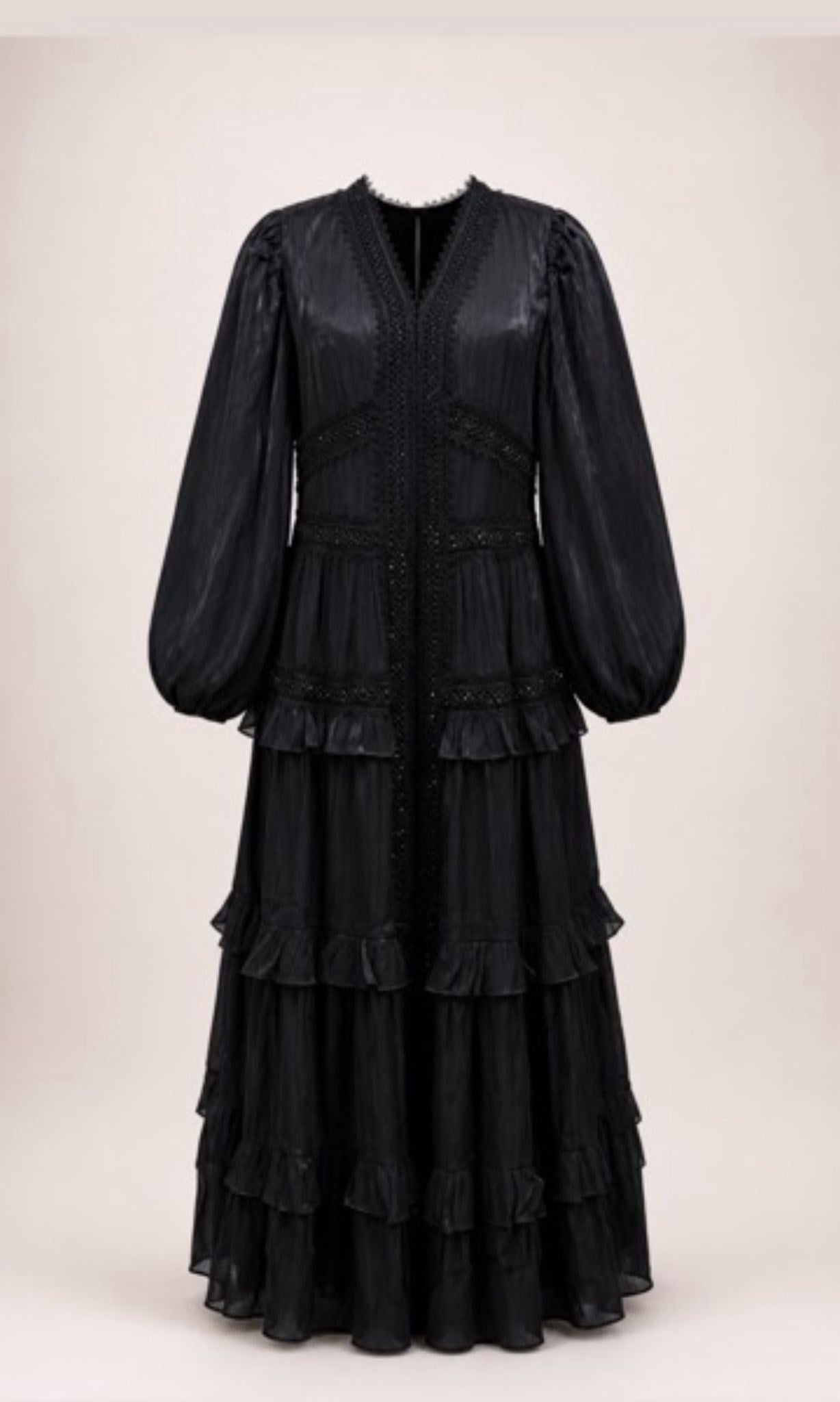 SWAROVSKİ ELBİSE SİYAH