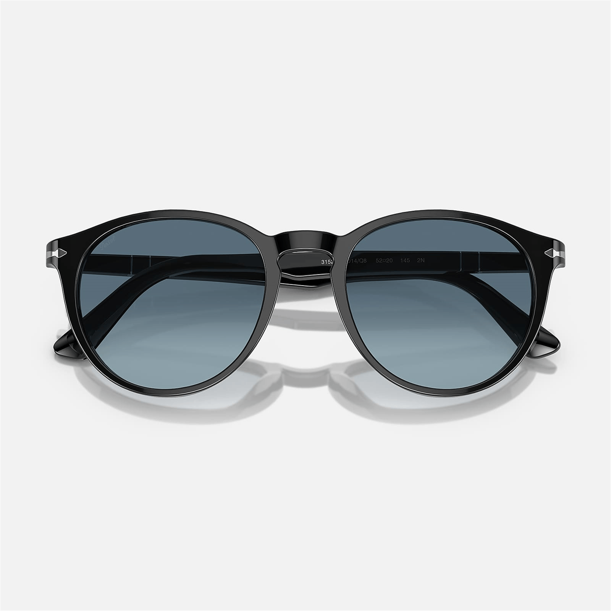 Persol Galleria PO 3152S 9014Q8 52 - Siyah Erkek Güneş Gözlüğü