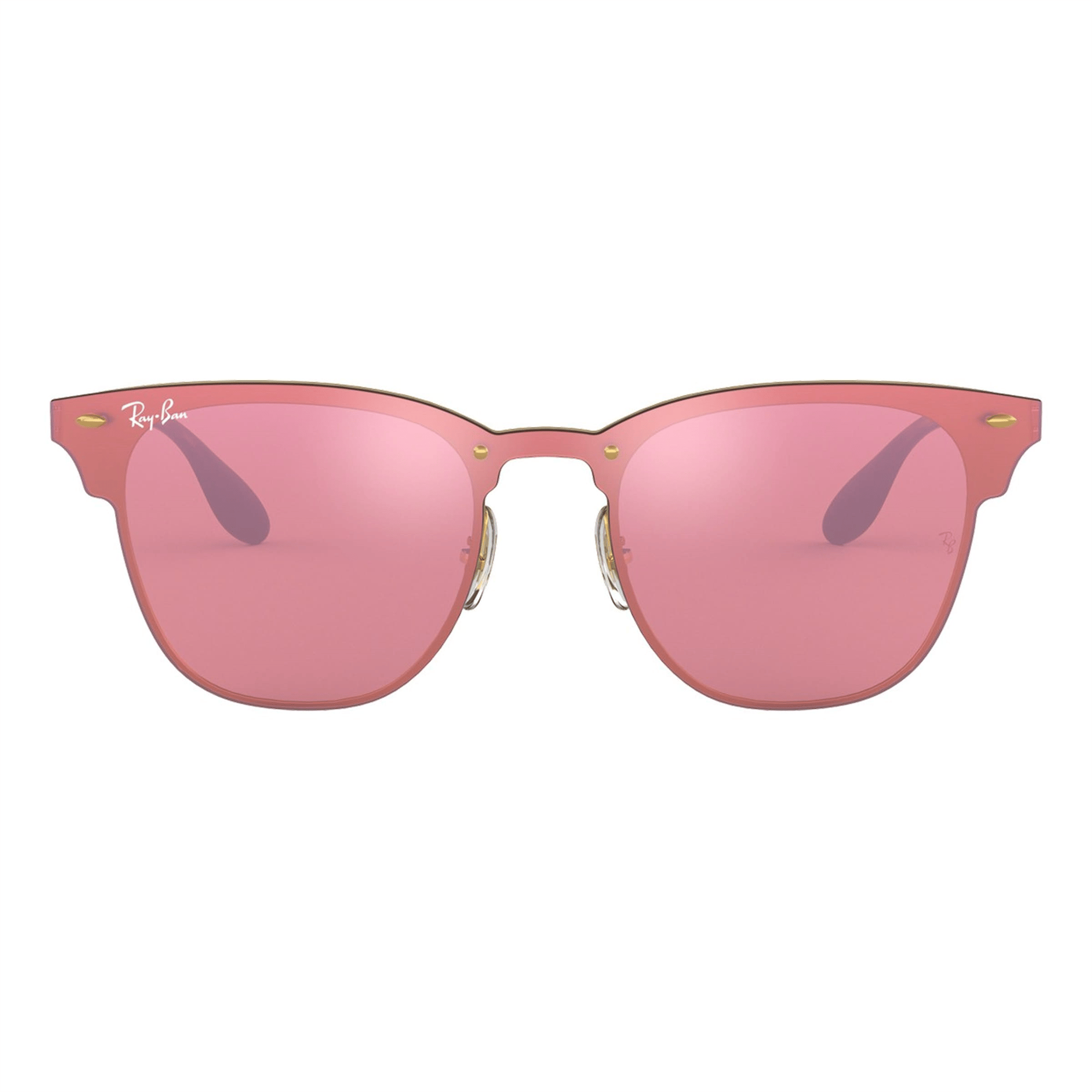 Ray-Ban Blaze Clubmaster RB 3576N 043/E4 47 - Altın Unisex Güneş Gözlüğü