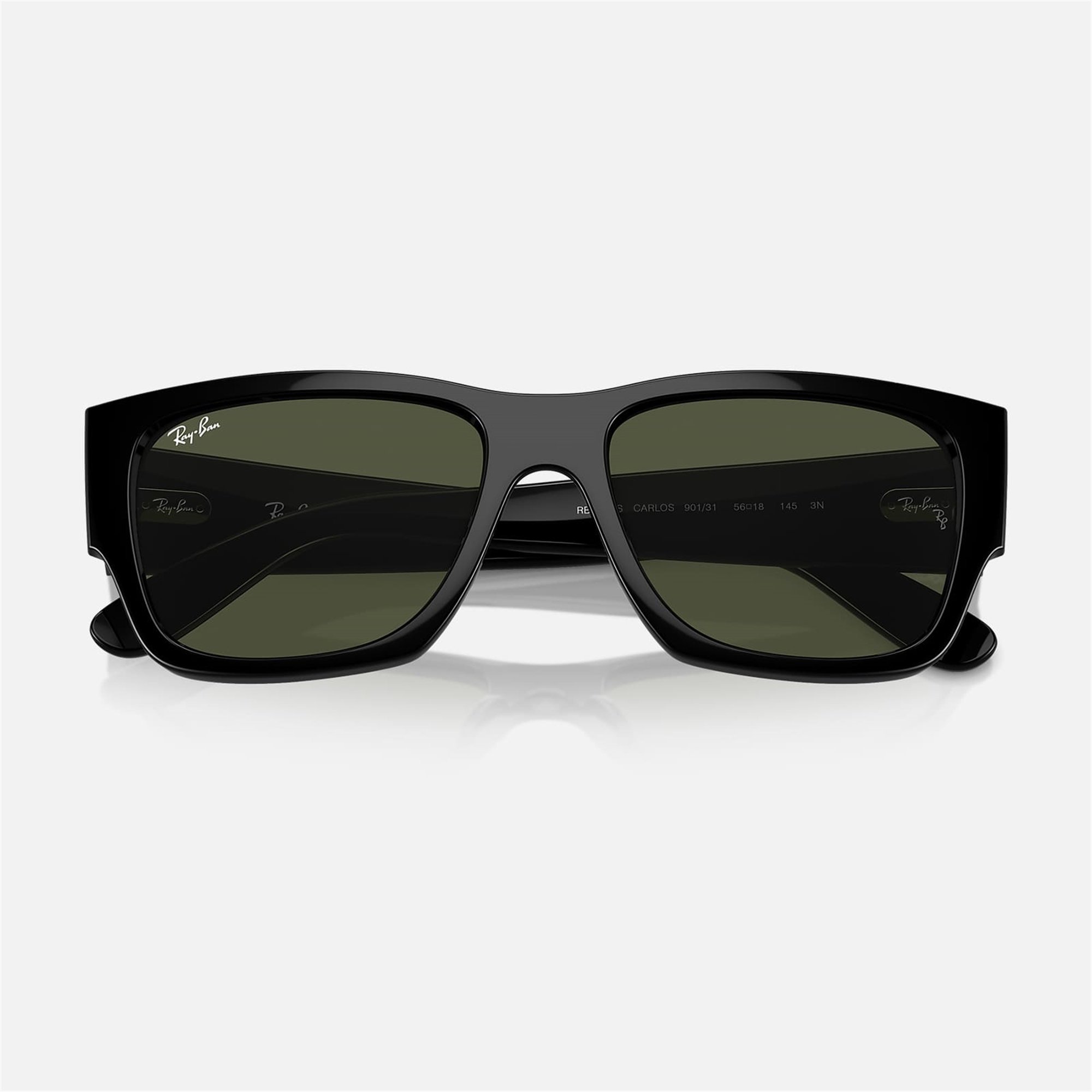 Ray-Ban Carlos RB 0947S 901/31 56 - Siyah Unisex Güneş Gözlüğü