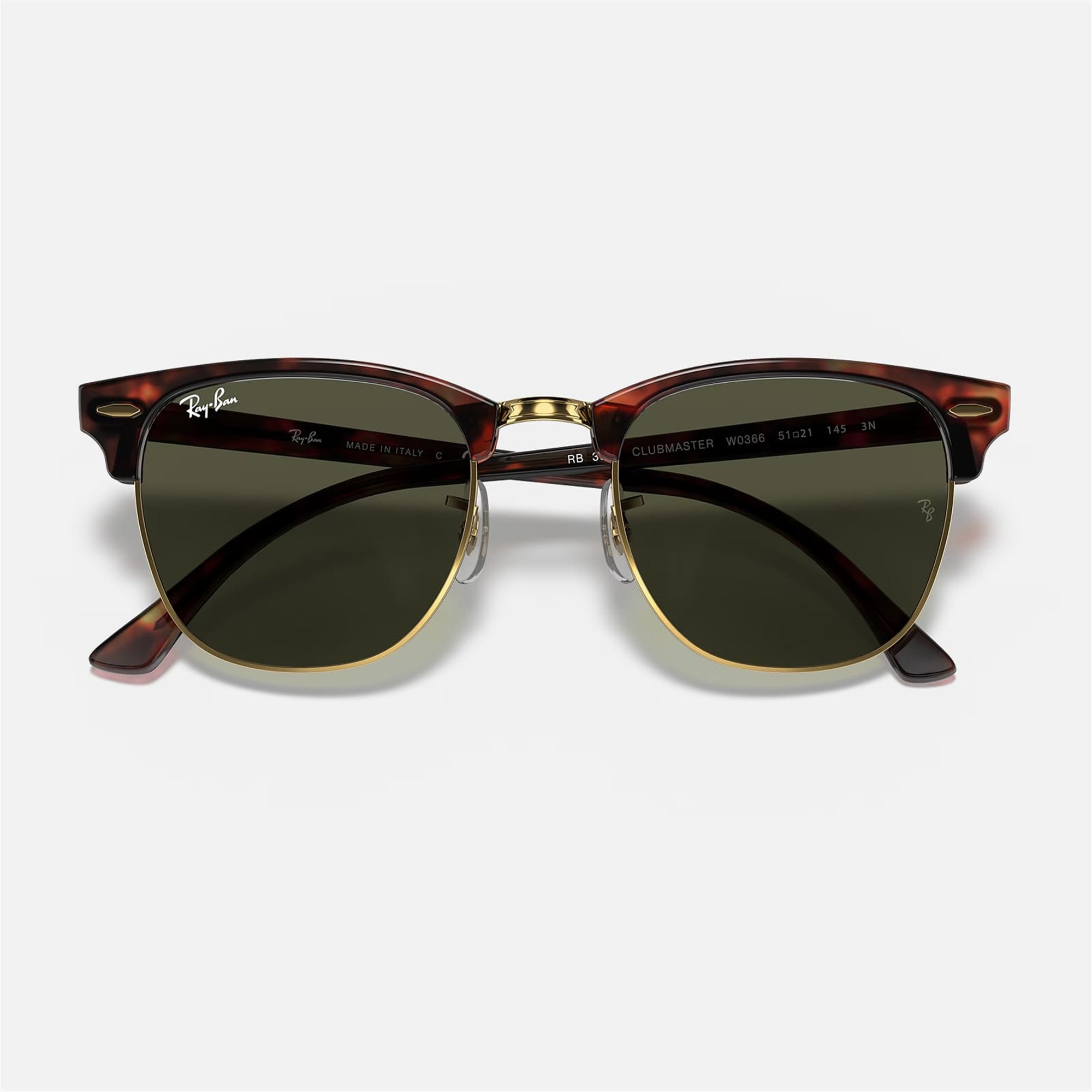 Ray-Ban Clubmaster RB 3016 W0366 51 - Havana Unisex Güneş Gözlüğü
