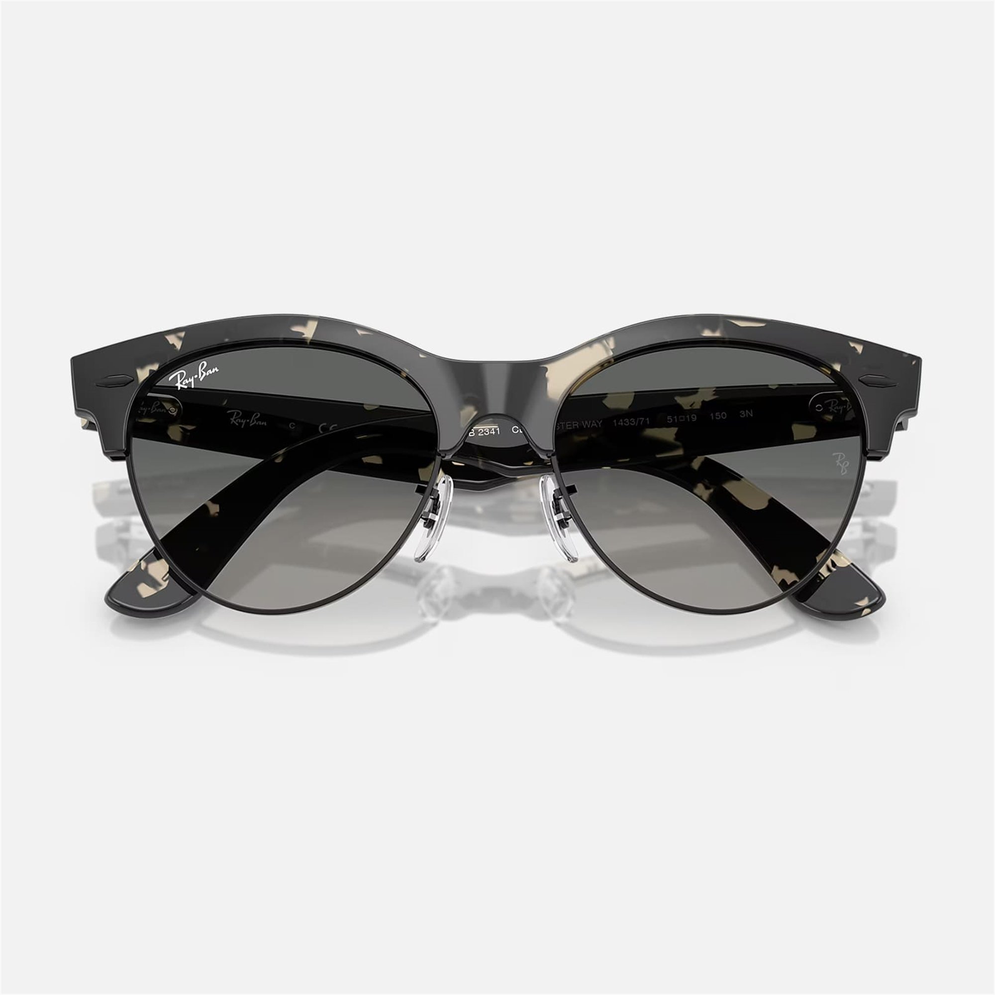 Ray-Ban Clubmaster Way RB 2341 143371 54 Unisex Güneş Gözlüğü