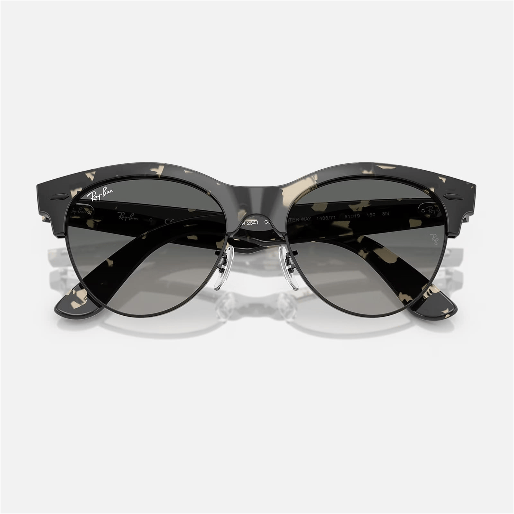 Ray-Ban Clubmaster Way RB 2341 143371 54 Unisex Güneş Gözlüğü