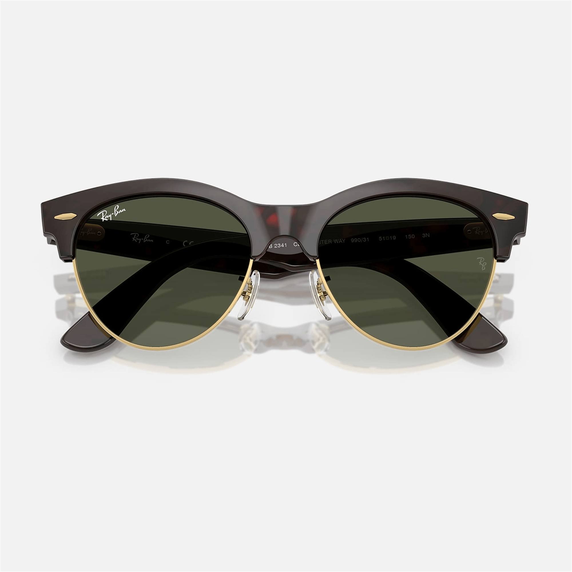 Ray-Ban Clubmaster Way RB 2341 990/31 54 Unisex Güneş Gözlüğü