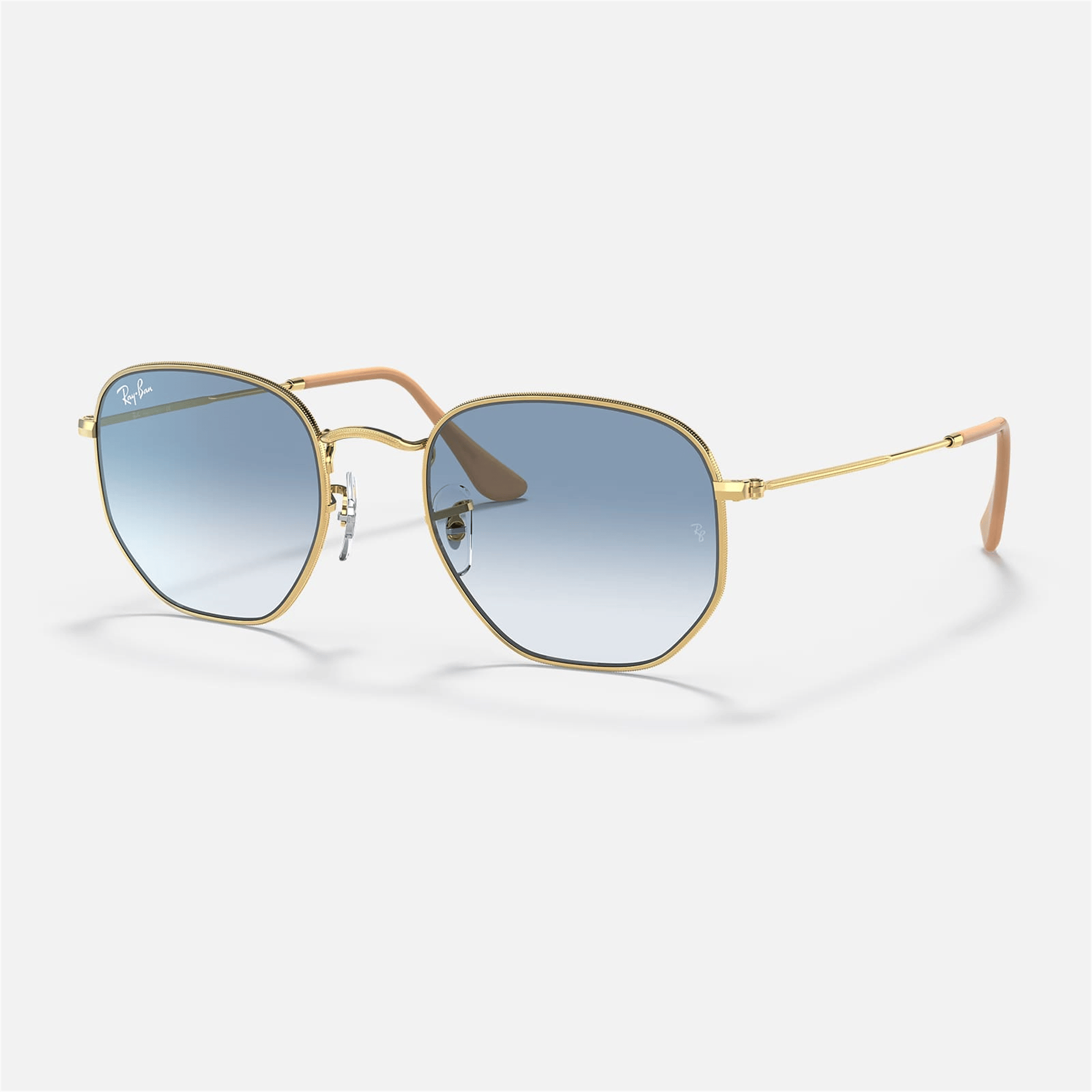Ray-Ban Hexagonal RB 3548 001/3F 51 - Altın Unisex Güneş Gözlüğü