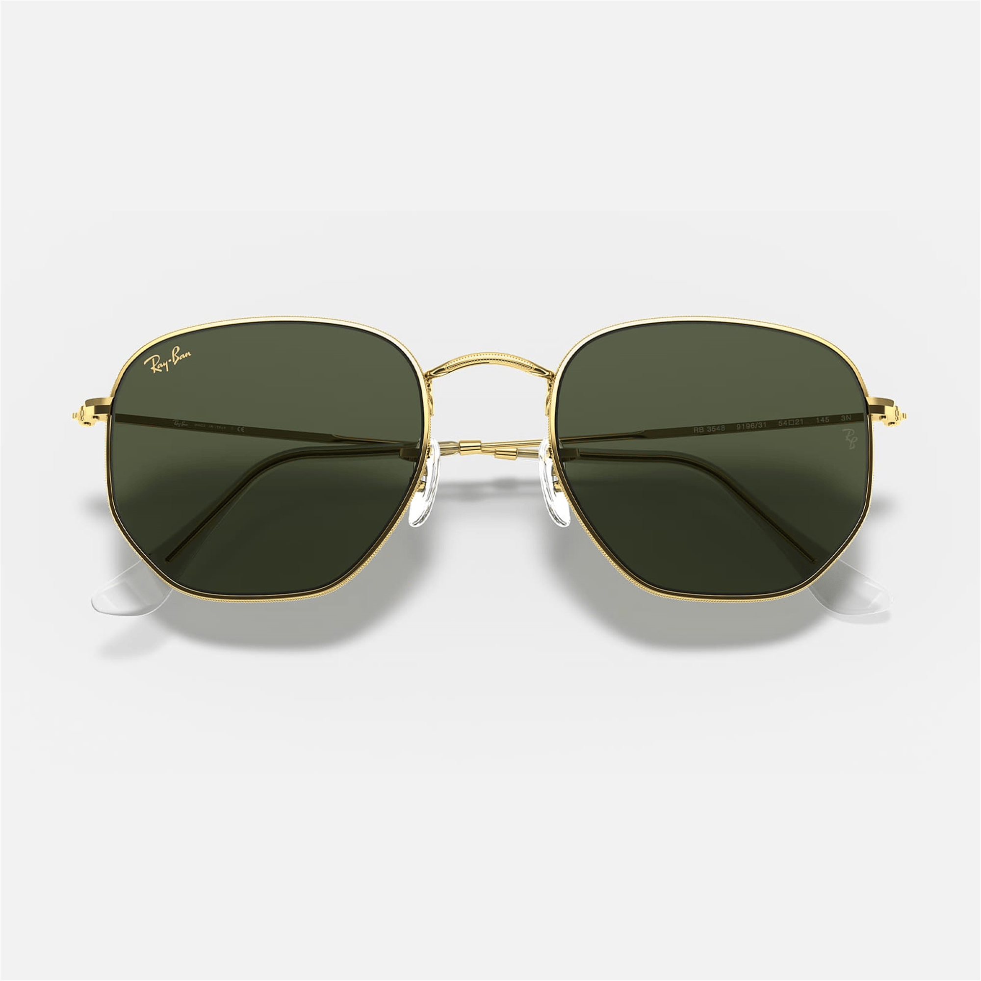 Ray-Ban Hexagonal RB 3548 919631 54 - Altın Unisex Güneş Gözlüğü