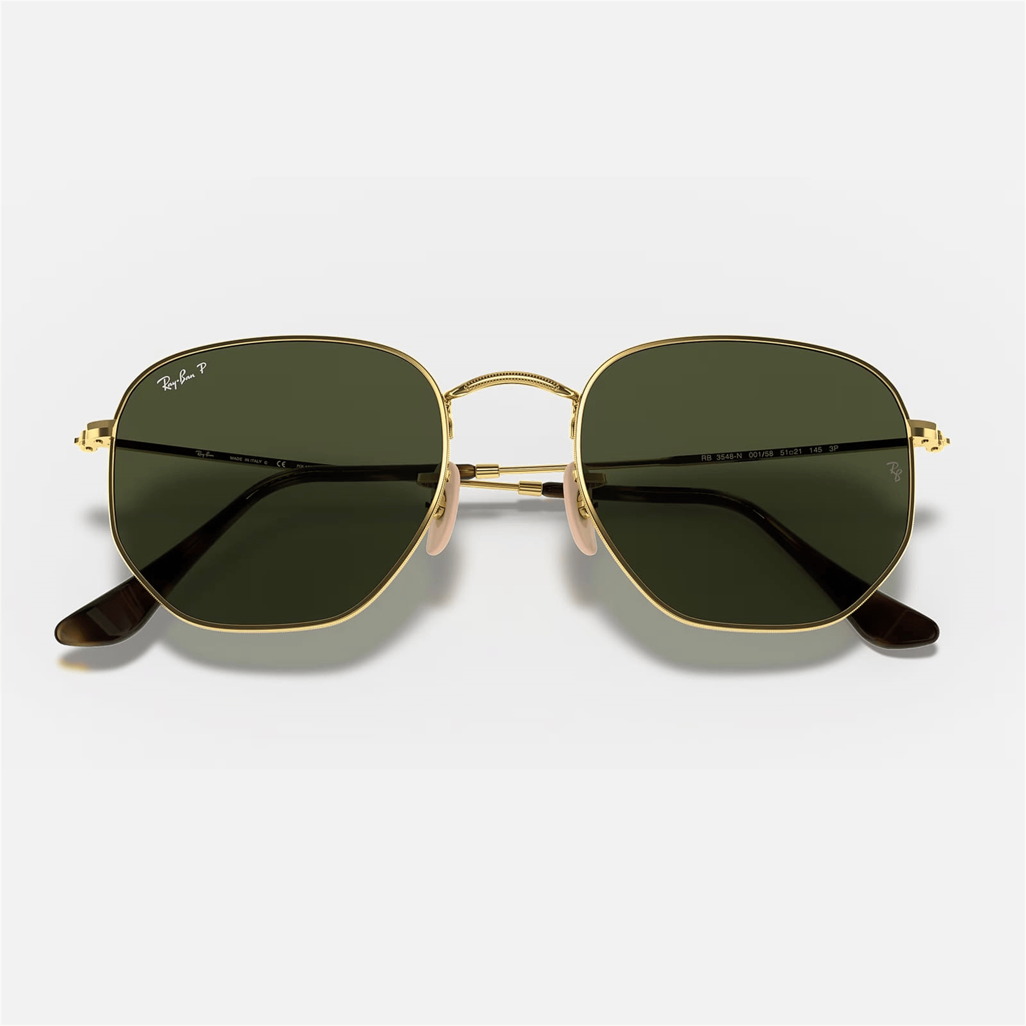Ray-Ban Hexagonal RB 3548N 001/58 51 - Altın Kadın Güneş Gözlüğü