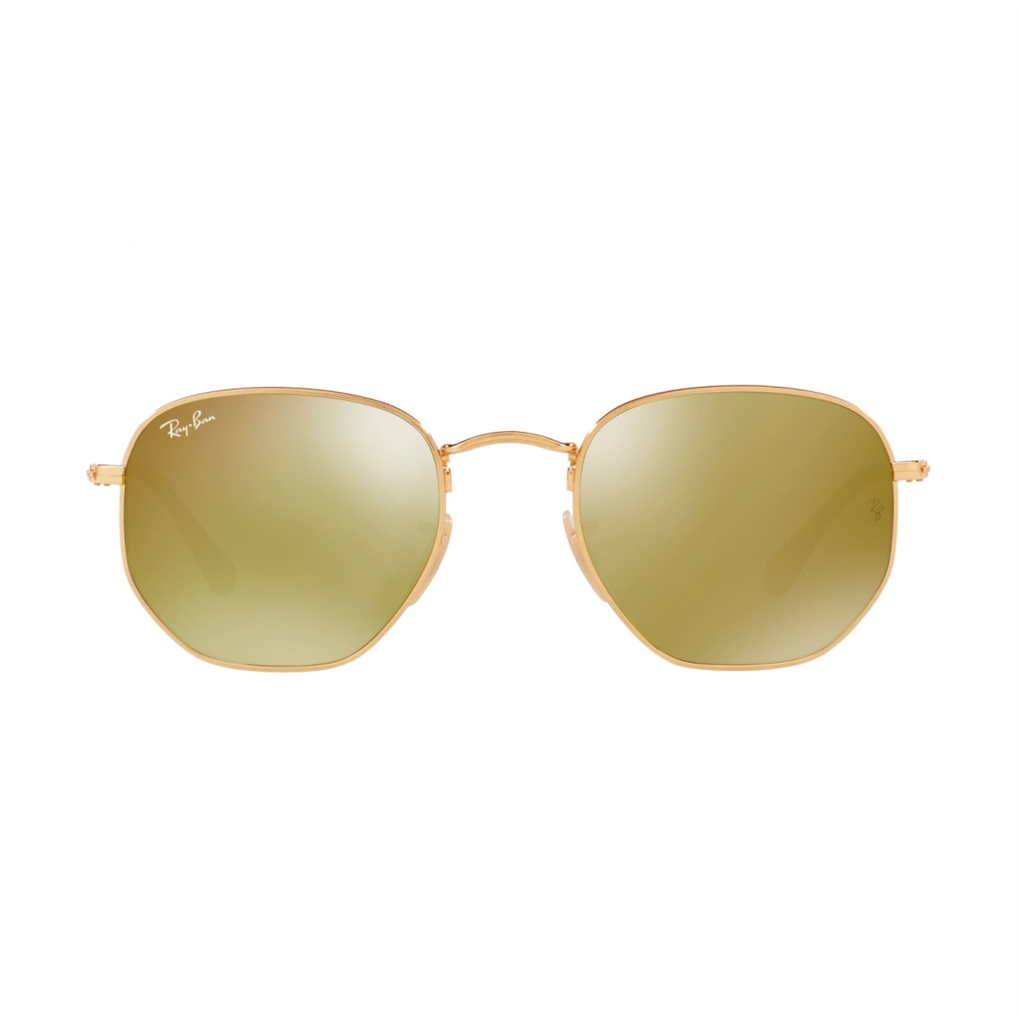 Ray-Ban Hexagonal RB 3548N 001/93 48 - Sarı Kadın Güneş Gözlüğü