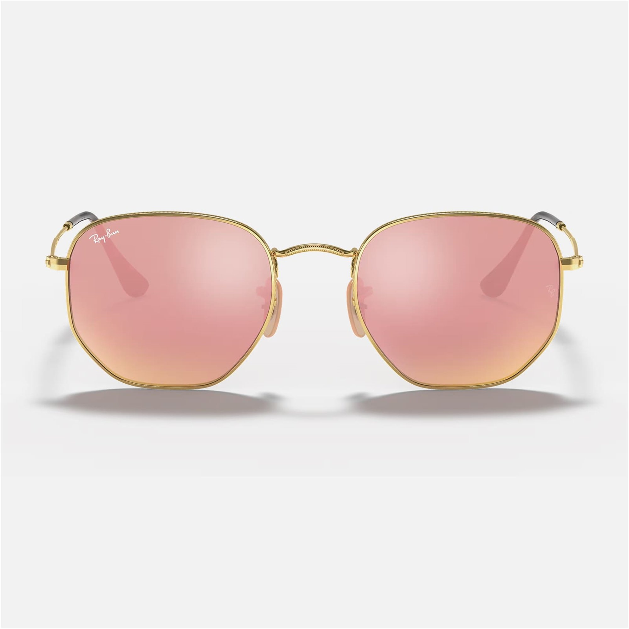 Ray-Ban Hexagonal RB 3548N 001/Z2 51 - Altın Kadın Güneş Gözlüğü