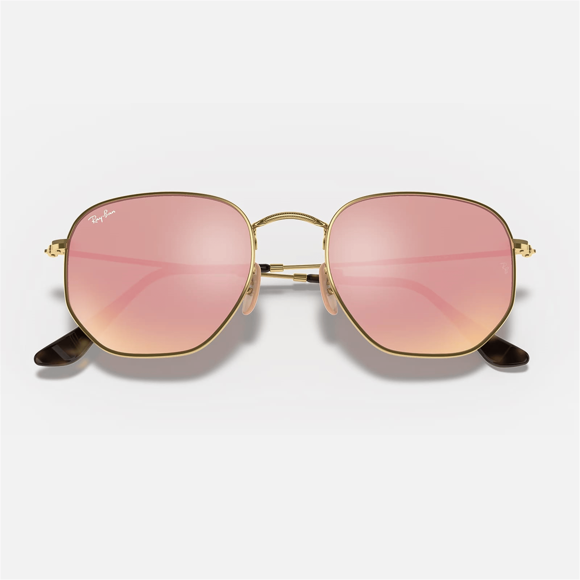 Ray-Ban Hexagonal RB 3548N 001/Z2 51 - Altın Kadın Güneş Gözlüğü