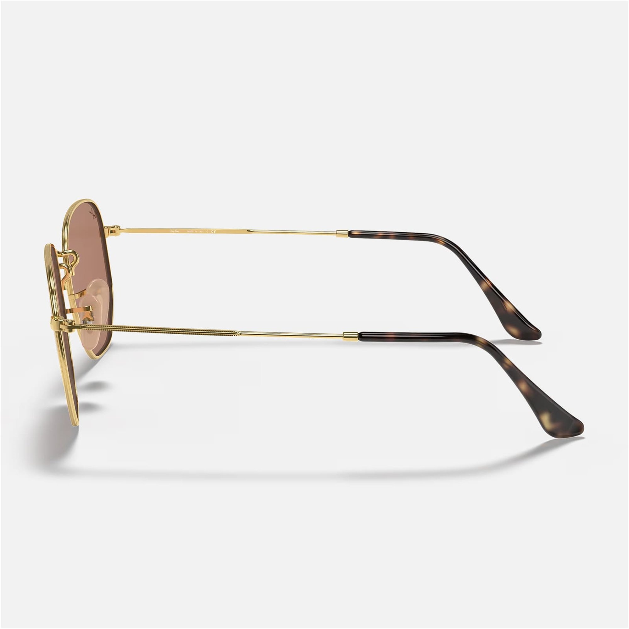 Ray-Ban Hexagonal RB 3548N 001/Z2 51 - Altın Kadın Güneş Gözlüğü