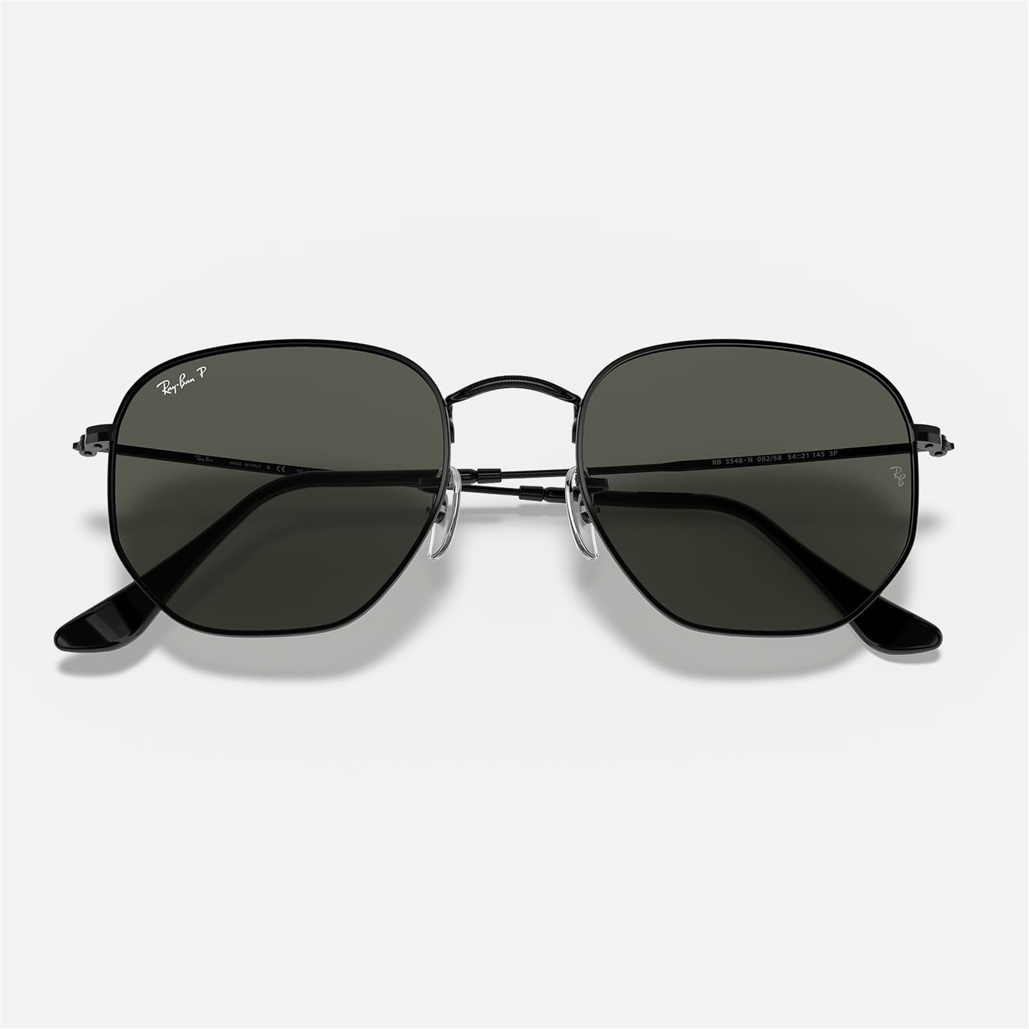 Ray-Ban Hexagonal RB 3548N 002/58 54 - Siyah Kadın Güneş Gözlüğü