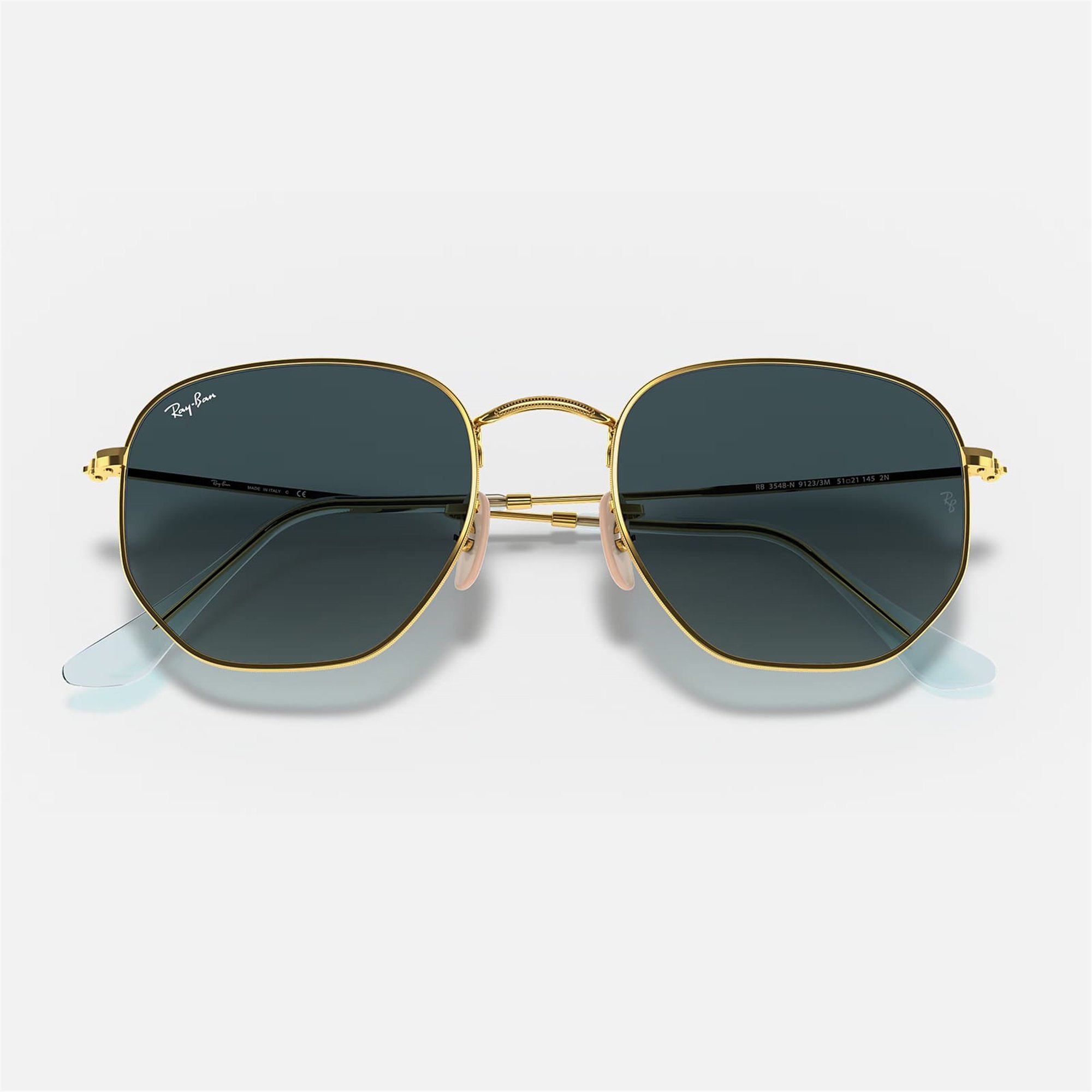 Ray-Ban Hexagonal RB 3548N 91233M 51 - Altın Kadın Güneş Gözlüğü