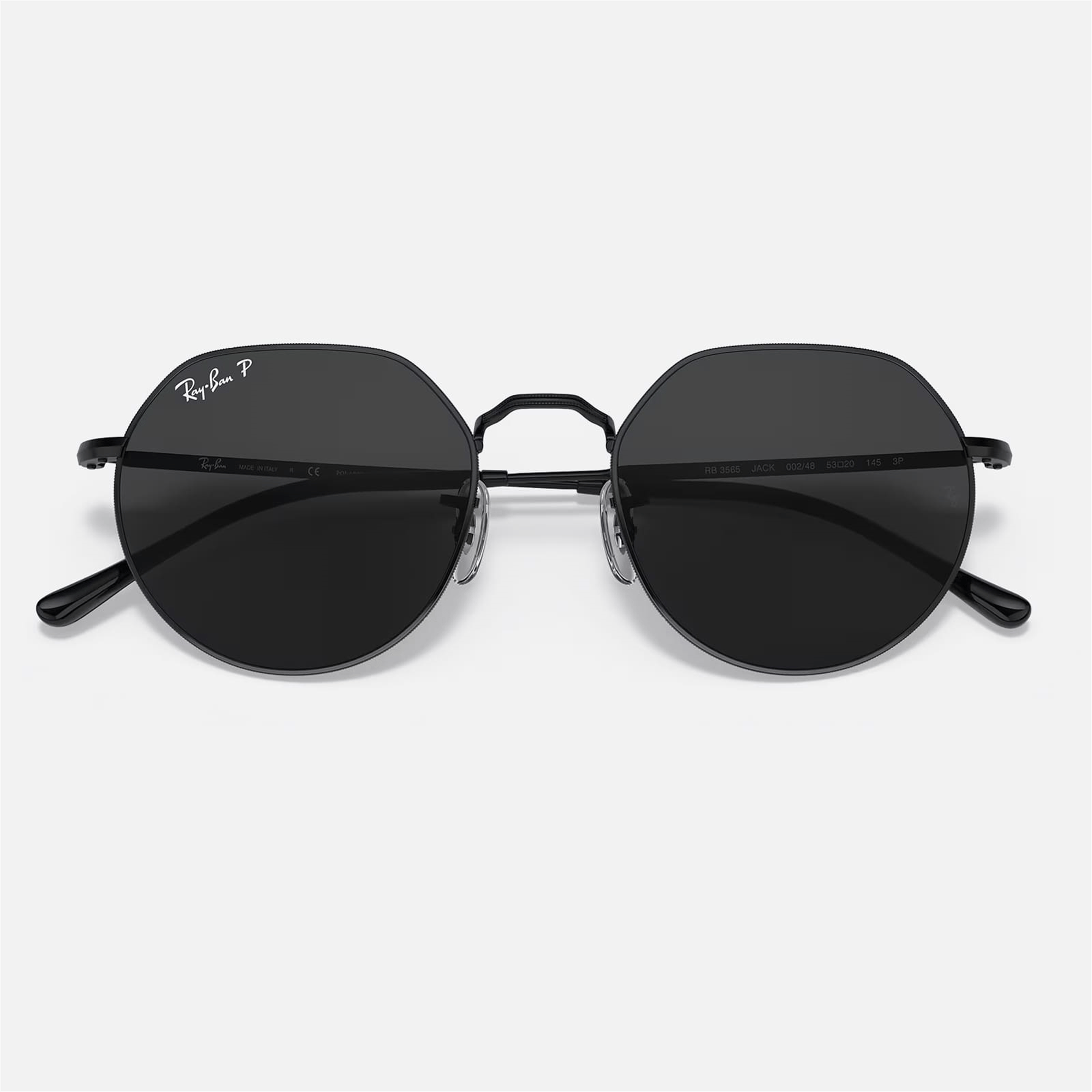 Ray-Ban Jack RB 3565 002/48 53 - Siyah Unisex Güneş Gözlüğü