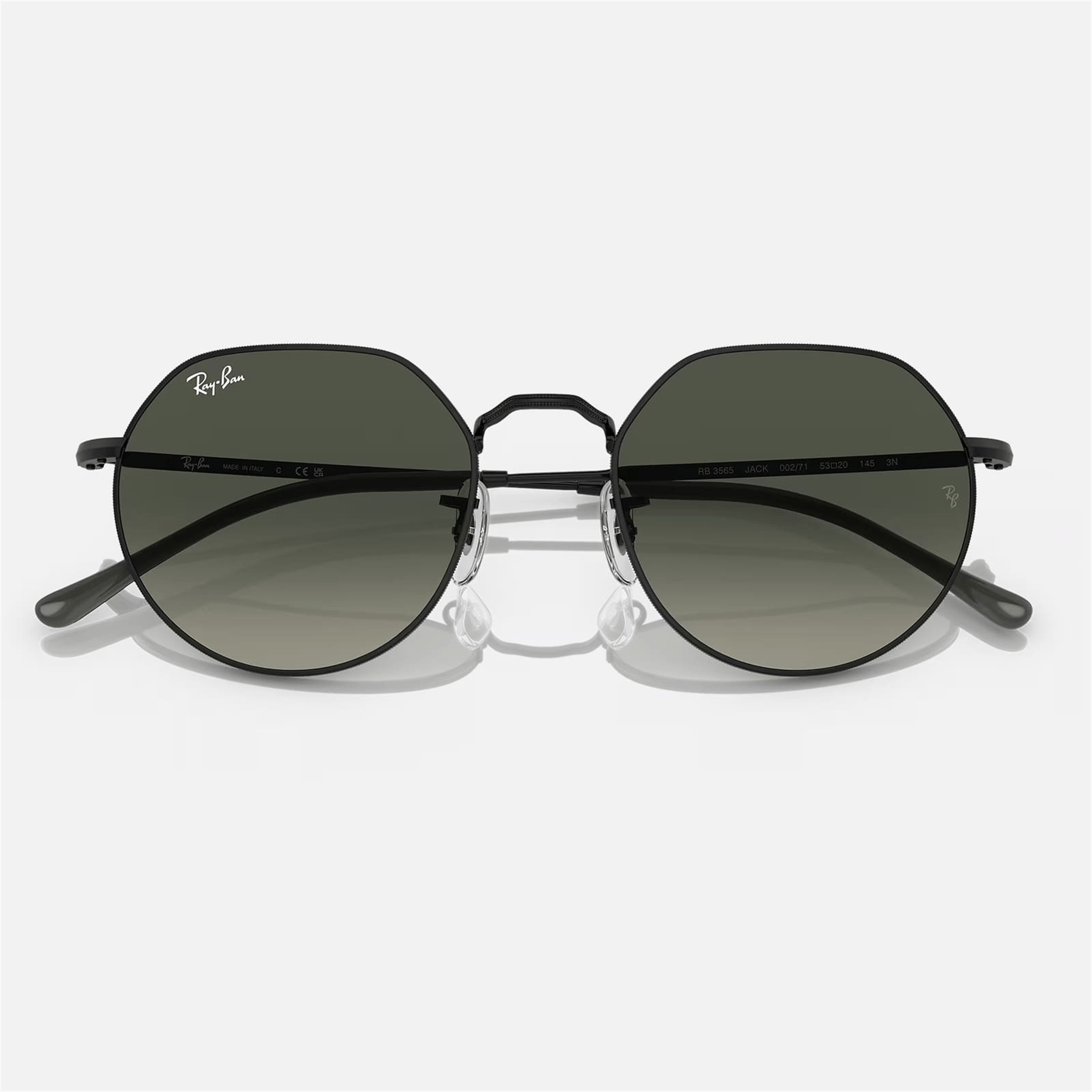 Ray-Ban Jack RB 3565 002/71 51 - Siyah Unisex Güneş Gözlüğü