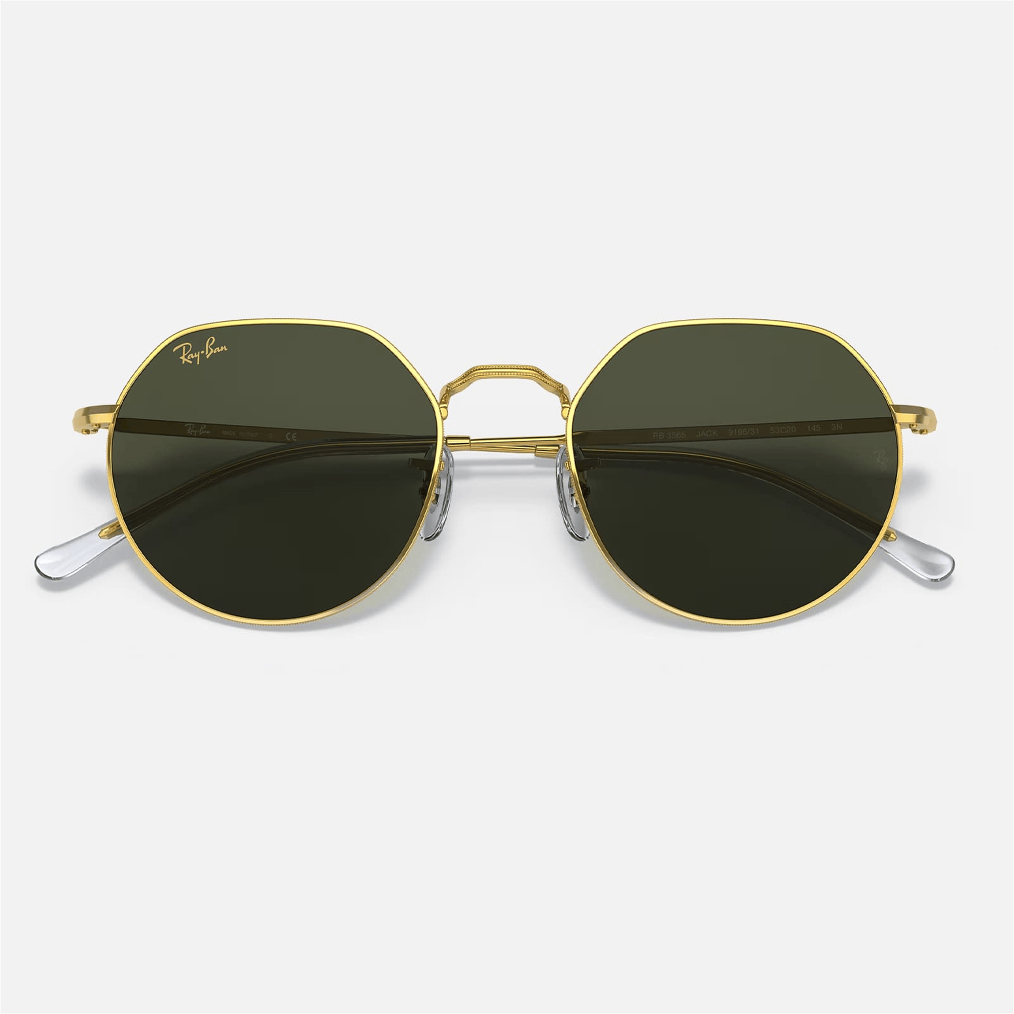 Ray-Ban Jack RB 3565 919631 53 - Altın Unisex Güneş Gözlüğü