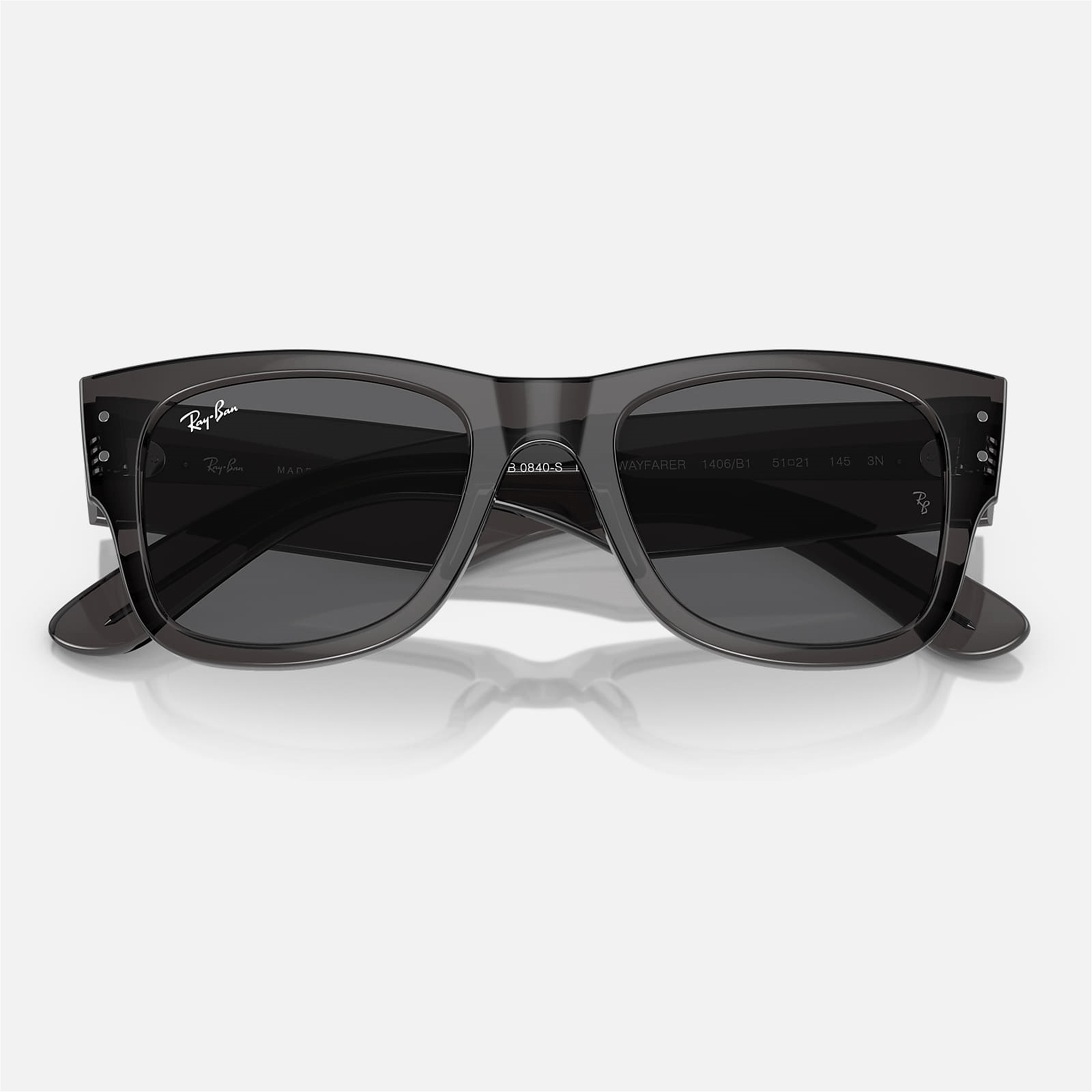 Ray-Ban Mega Wayfarer RB 0840S 1406B1 51 Unisex Güneş Gözlüğü
